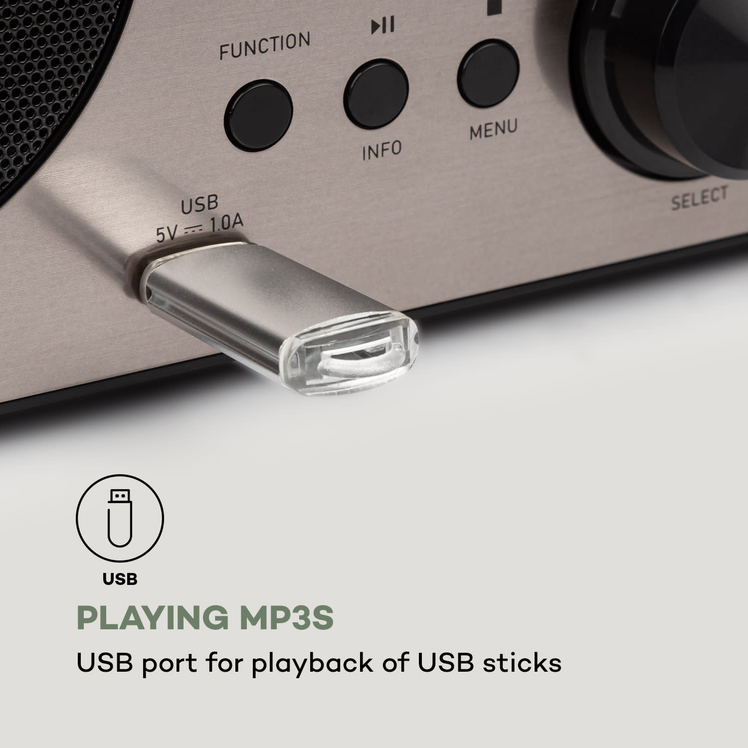Harvard, system kompaktowy, Internet/DAB+ i radio UKF-FM, odtwarzacz CD, Bluetooth, orzech