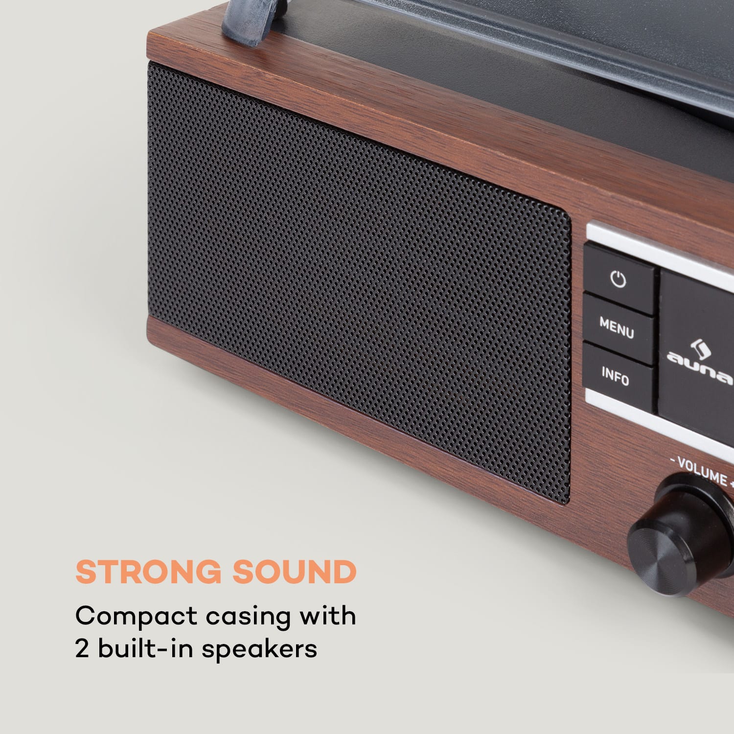 TT-138 DAB, грамофон, DAB + / FM, ремъчно задвижване, 33/45 оборота в минута, линия изход