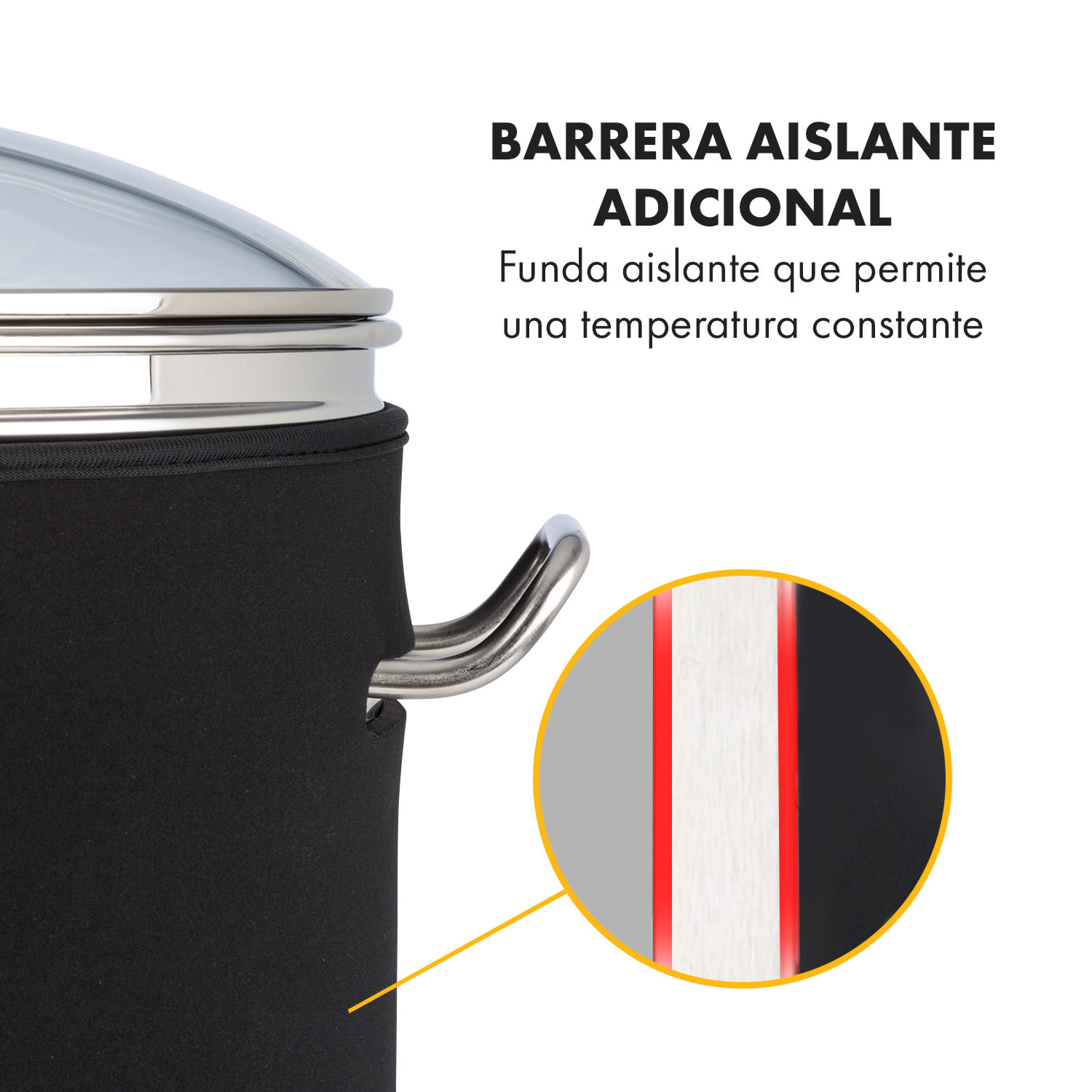 Revestimiento aislante para caldera de maceración Mundschenk XXL 50 litros accesorios 50 L