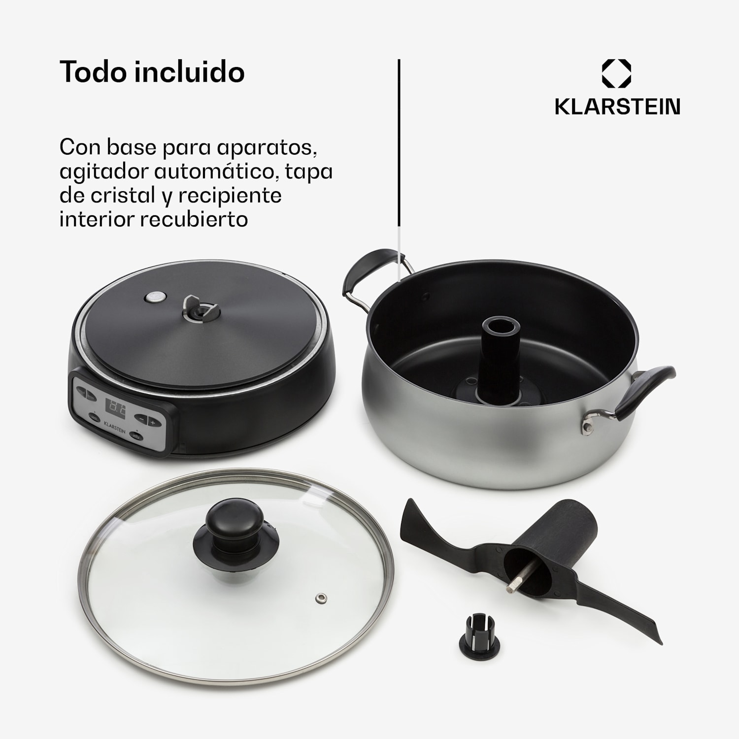 Jam Session cocedor de mermelada y gelatina 1000W 2 programas automáticos 