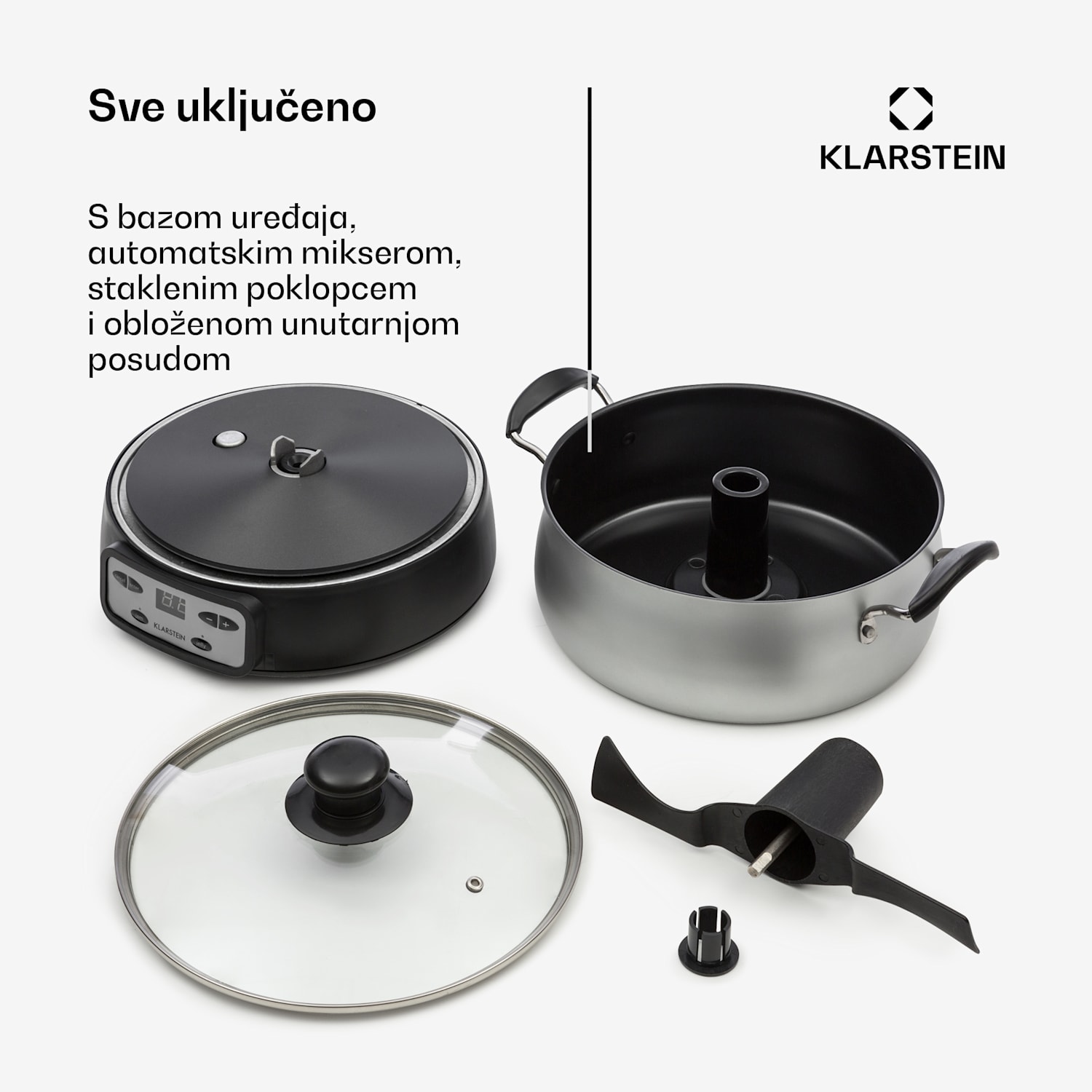 Jam Session, lonac za pripremanje marmelade i želea, 1000 W, 2 automatska programa 