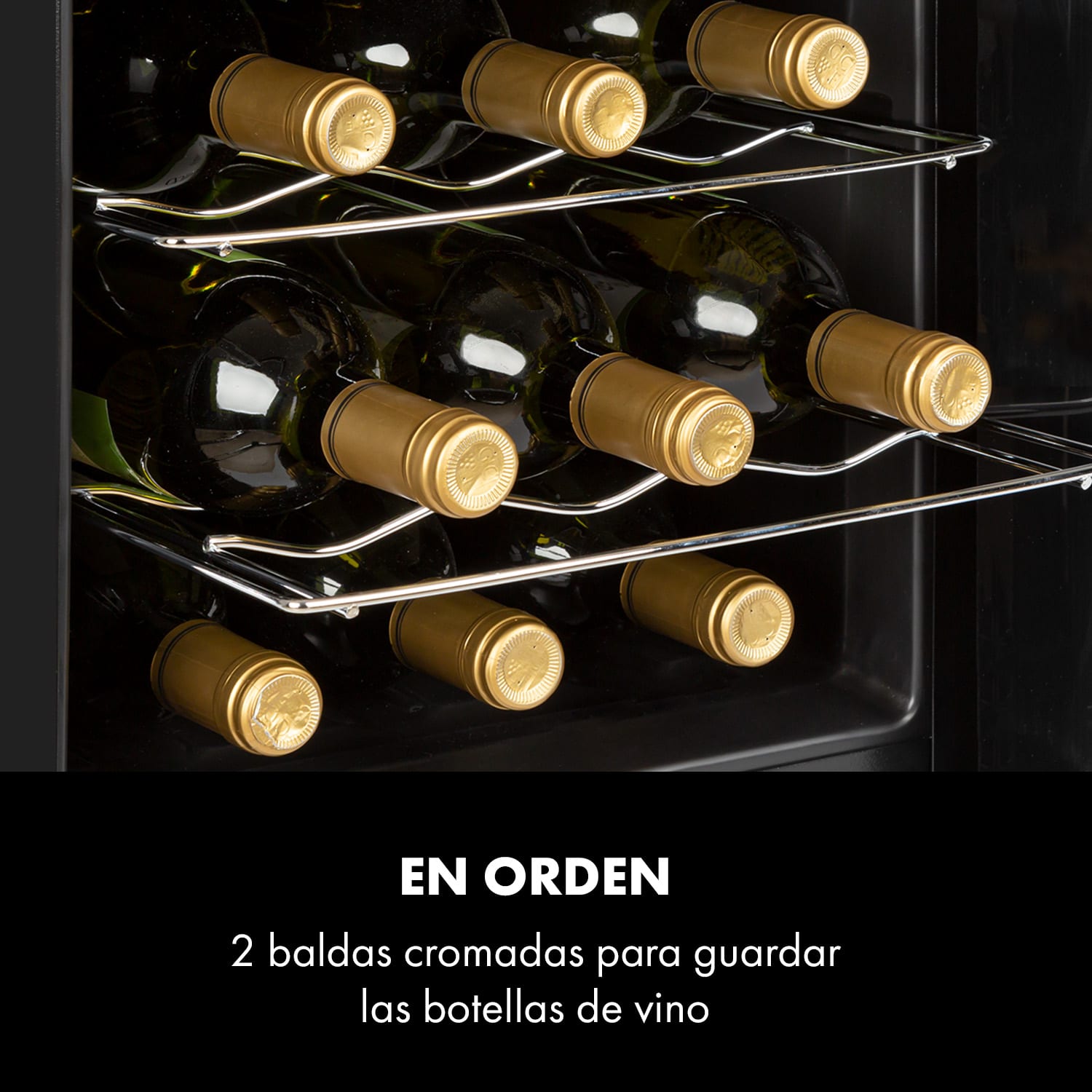 El Dorado Humidor y vinoteca 100W Táctil 48L Led Negro 48 L | Negro