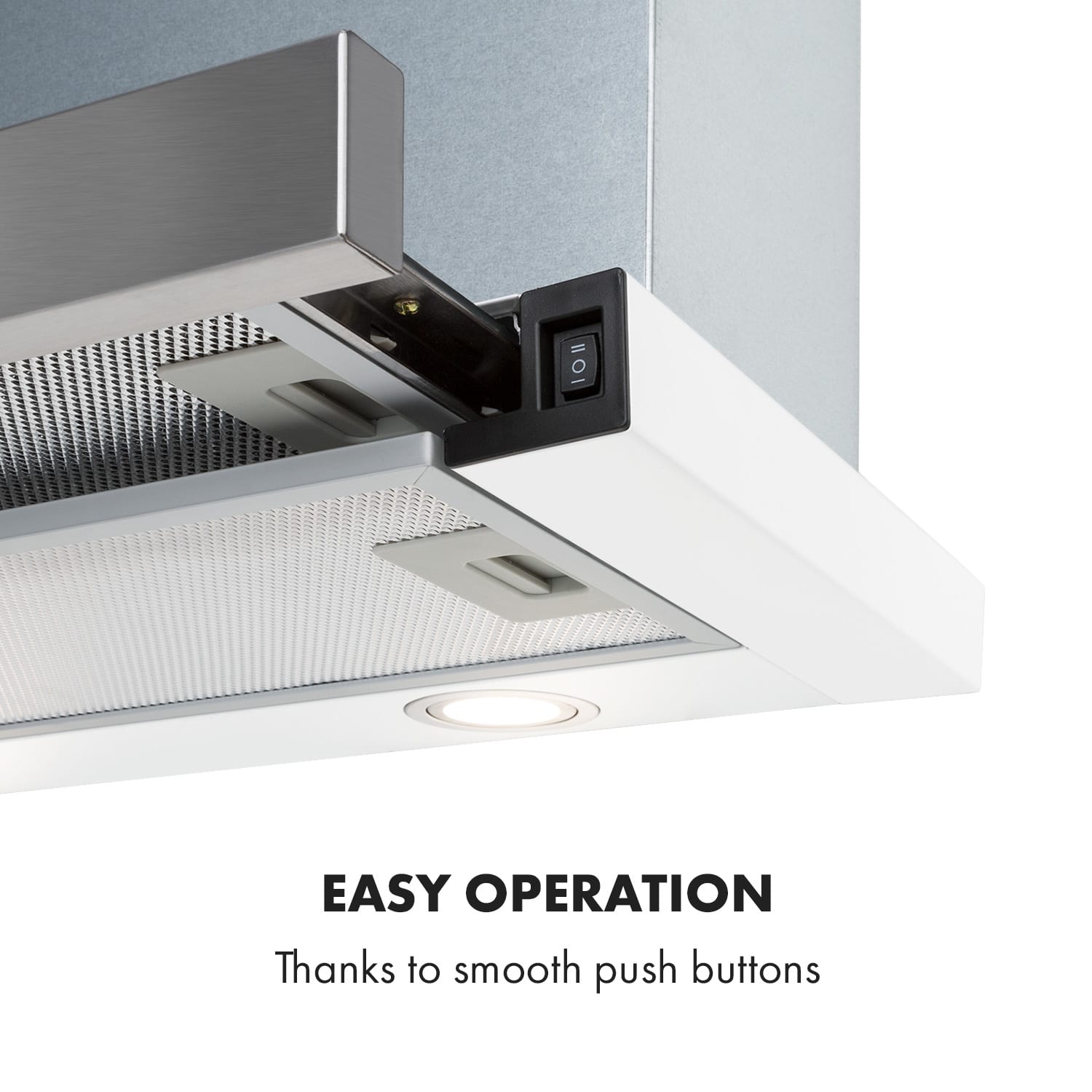 Mariana 60 Flat Screen Hood 500 m³ / h Exhaust Air LED White 60 cm | White