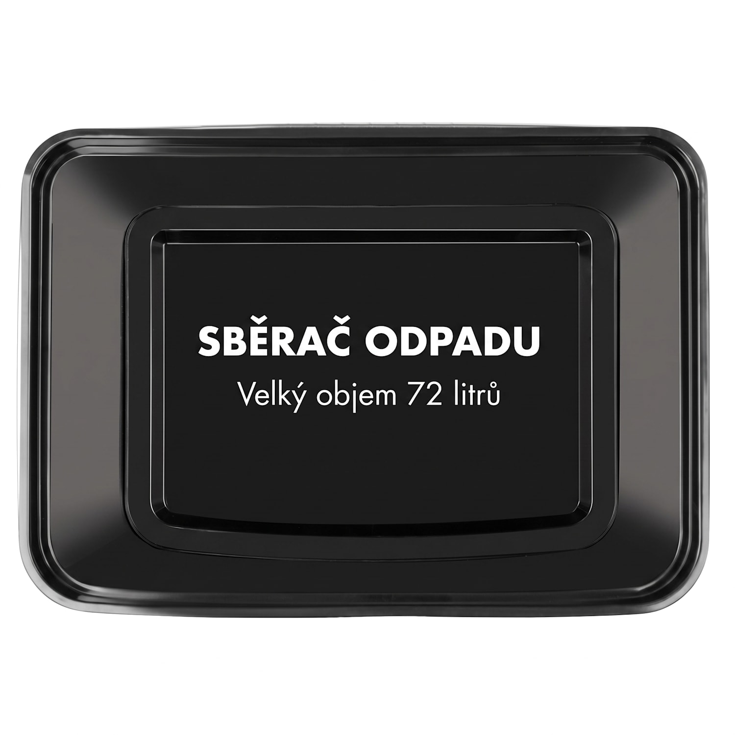 TouchLess, odpadkový koš, senzor, 72 l, 4 nádoby, ABS / PP / ušlechtilá ocel Stříbrná metalíza