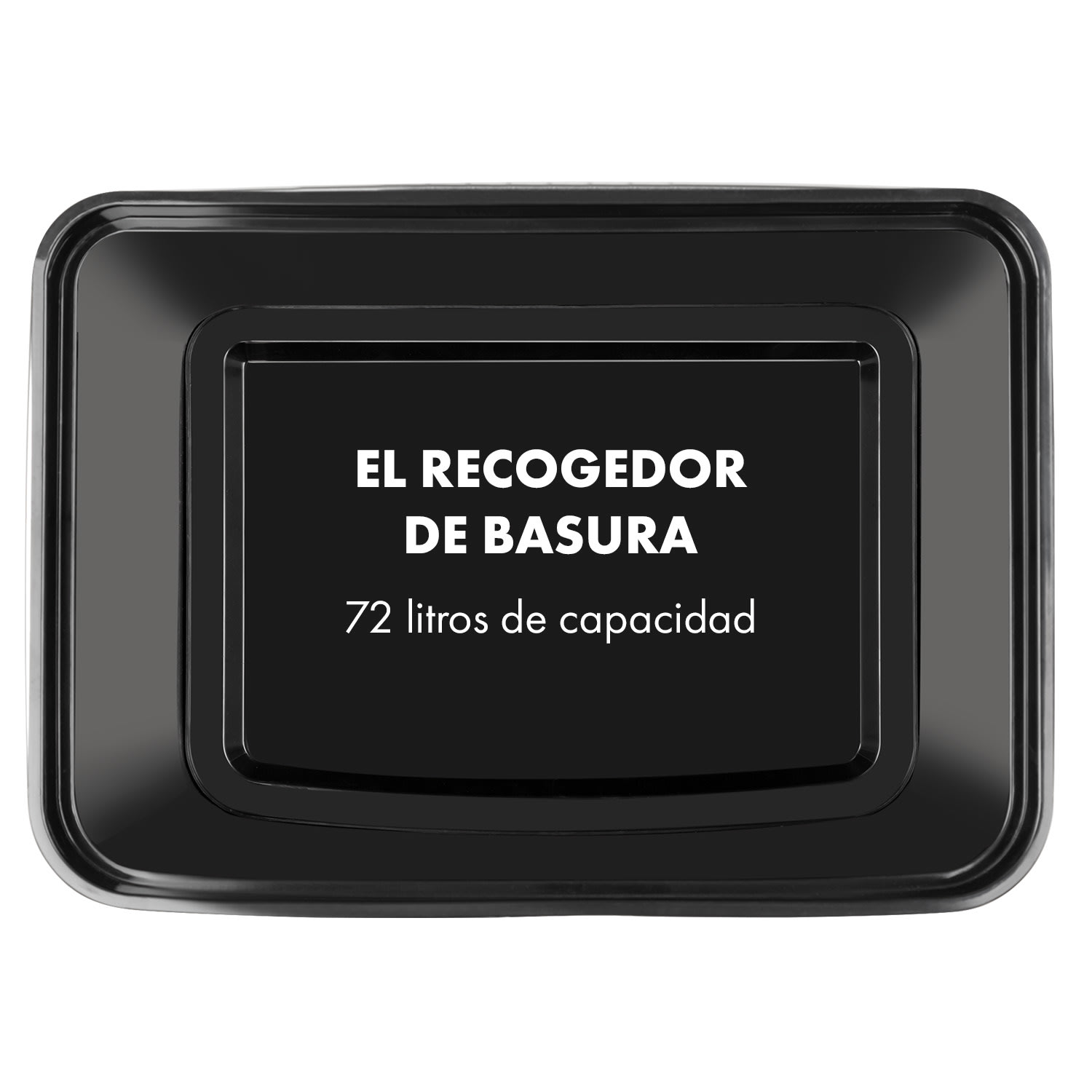 Touchless Cubo de basura con sensor de 72 L 4 compartimentos ABS PP Acero inoxidable Plata Metálica