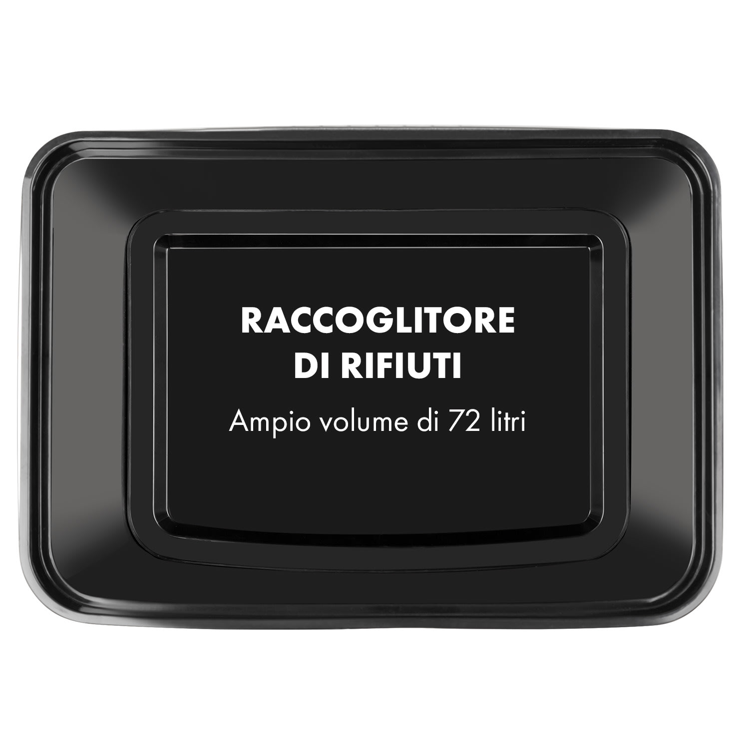 Touchless raccoglitore di rifiuti sensore 72L 4 contenitori ABS / PP / acciaio inox Argento metallizzato
