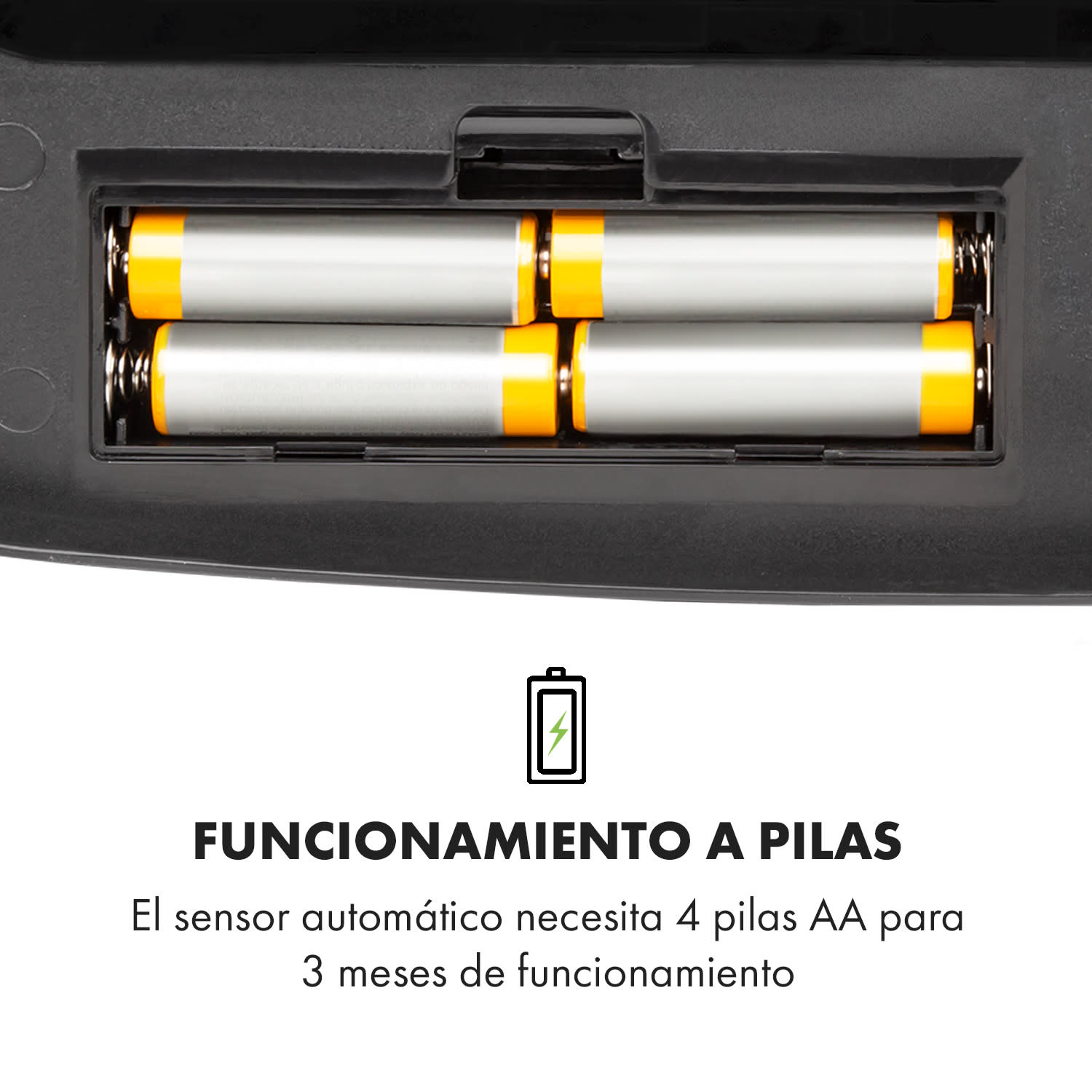 Cleansmann Cubo de basura con sensor para bolsas de 30 L ABS Negro 30 L | Negro