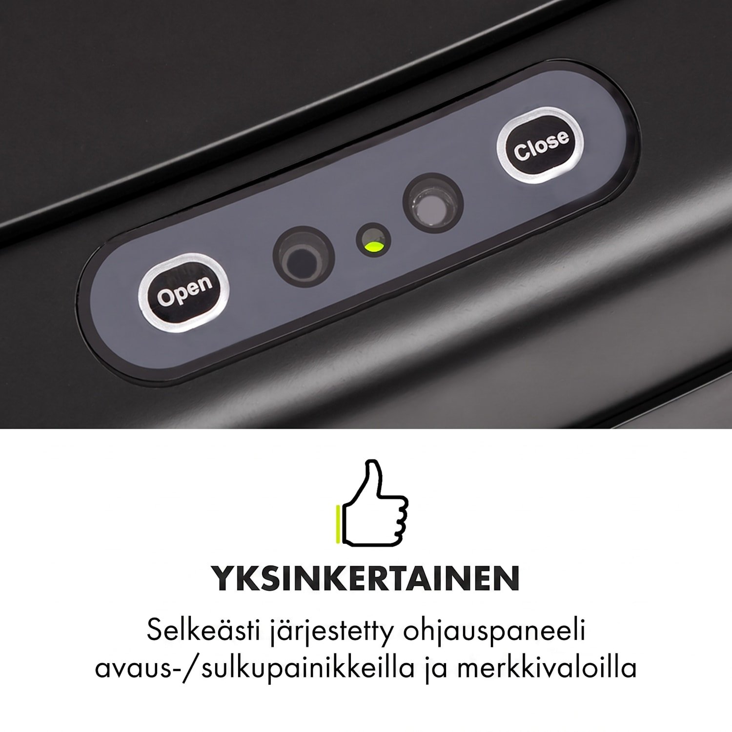 Cleansmann -roskasäiliö sensori 30 litraa roskapusseille ABS musta 30 L | Musta