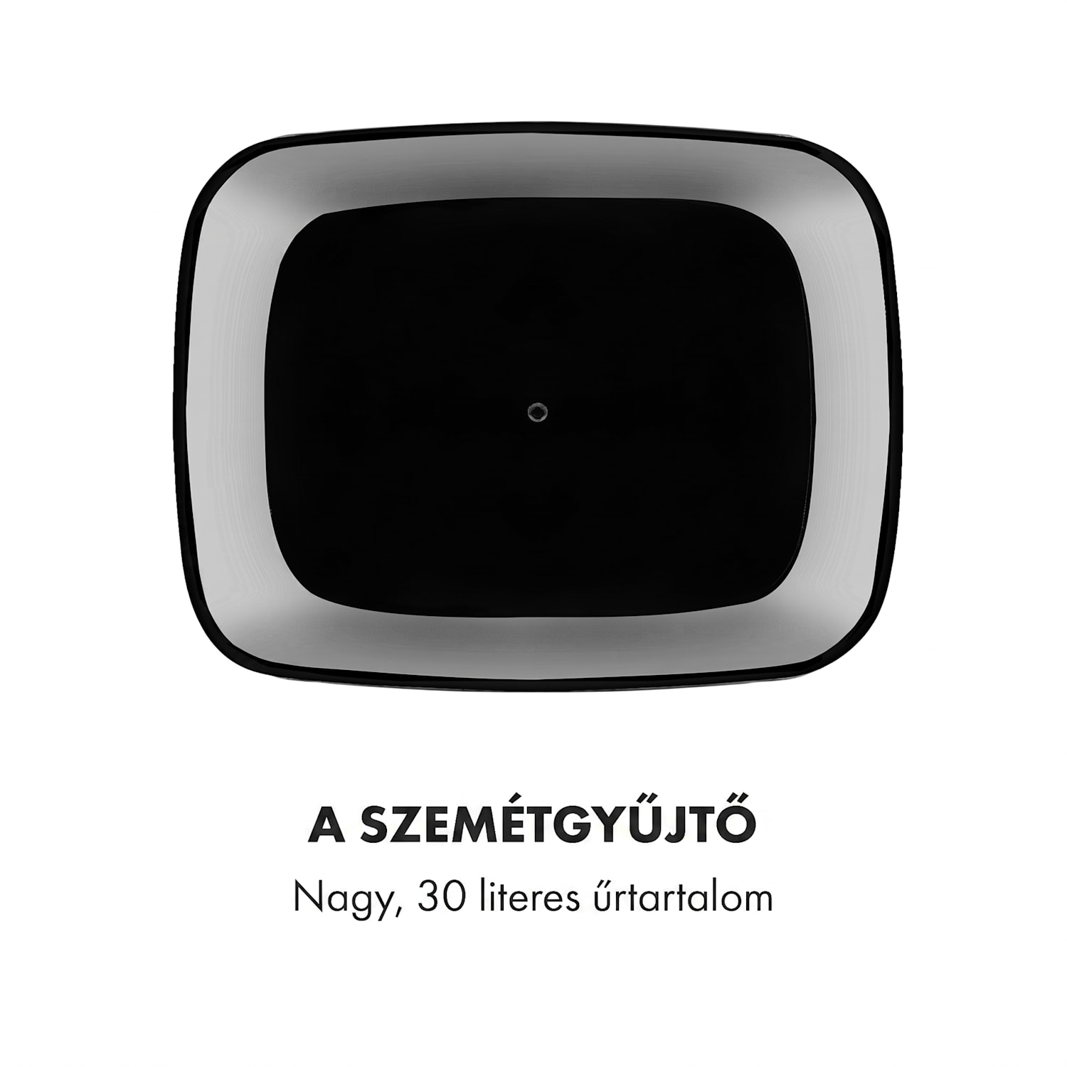 Cleansmann, szemetes, szenzorral, 30 l, szemeteszsákokhoz, ABS, fekete 30 L | Fekete