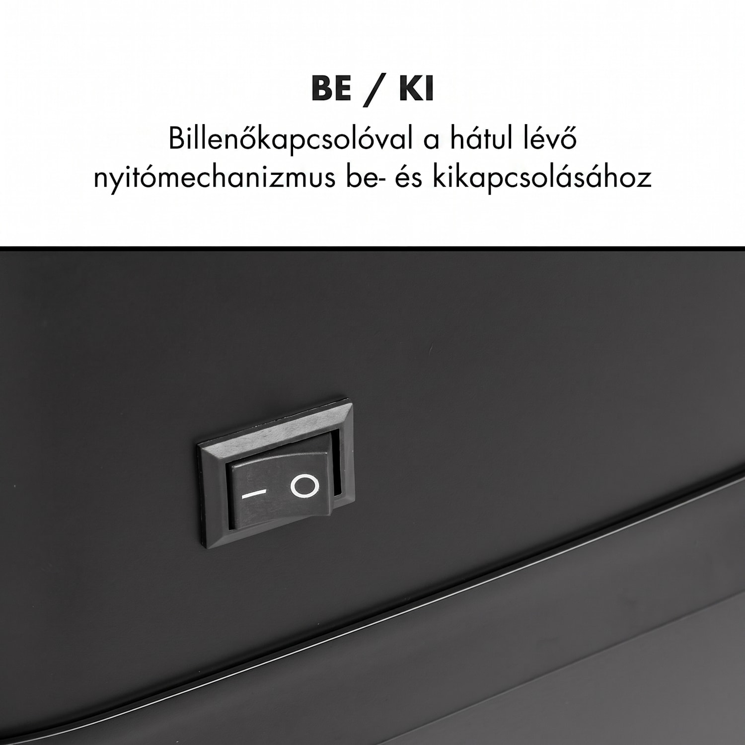 Cleansmann, szemetes, szenzorral, 30 l, szemeteszsákokhoz, ABS, fekete 30 L | Fekete