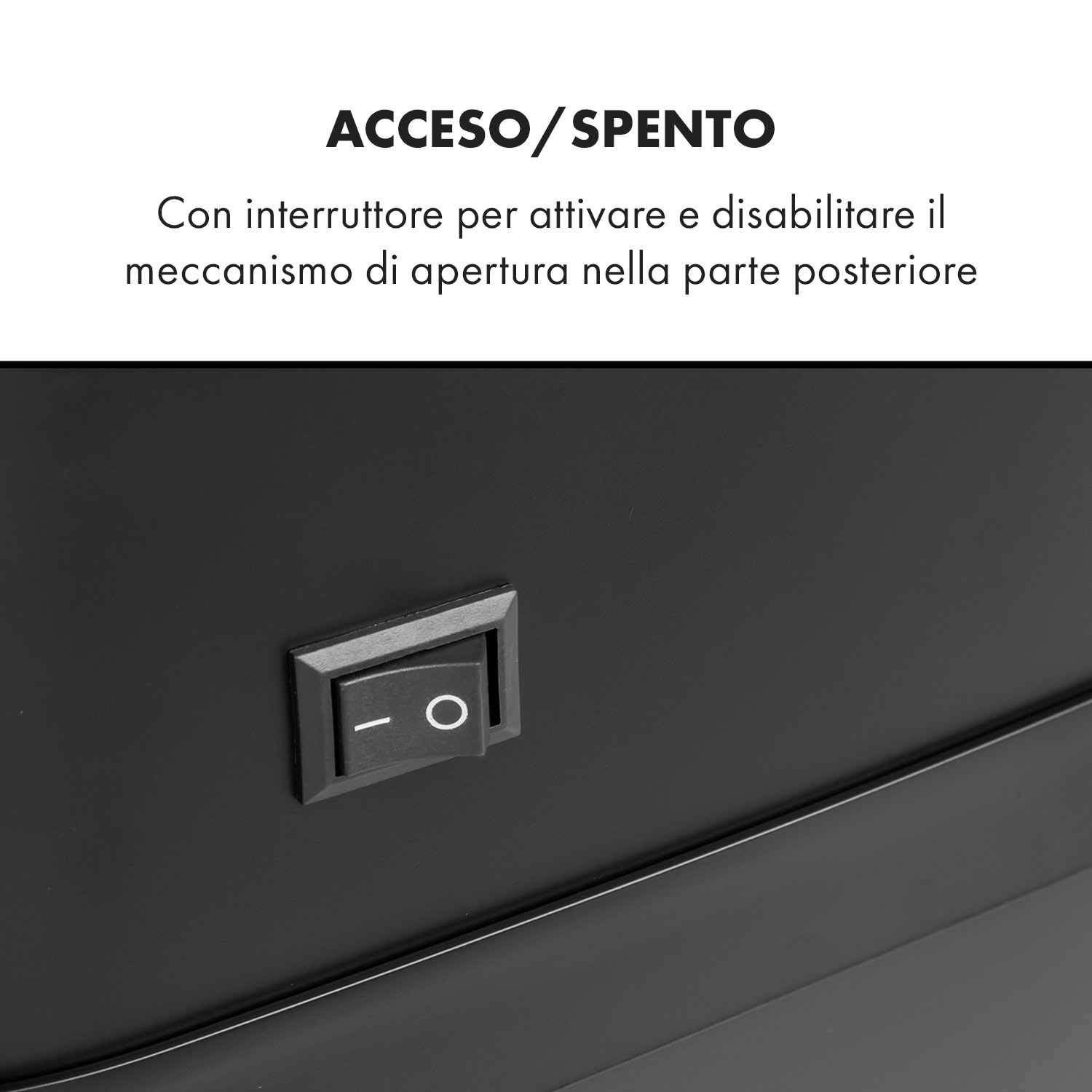 Cleansmann pattumiera con sensore 30 litri per sacchi della spazzatura ABS nero 30 L | Nero