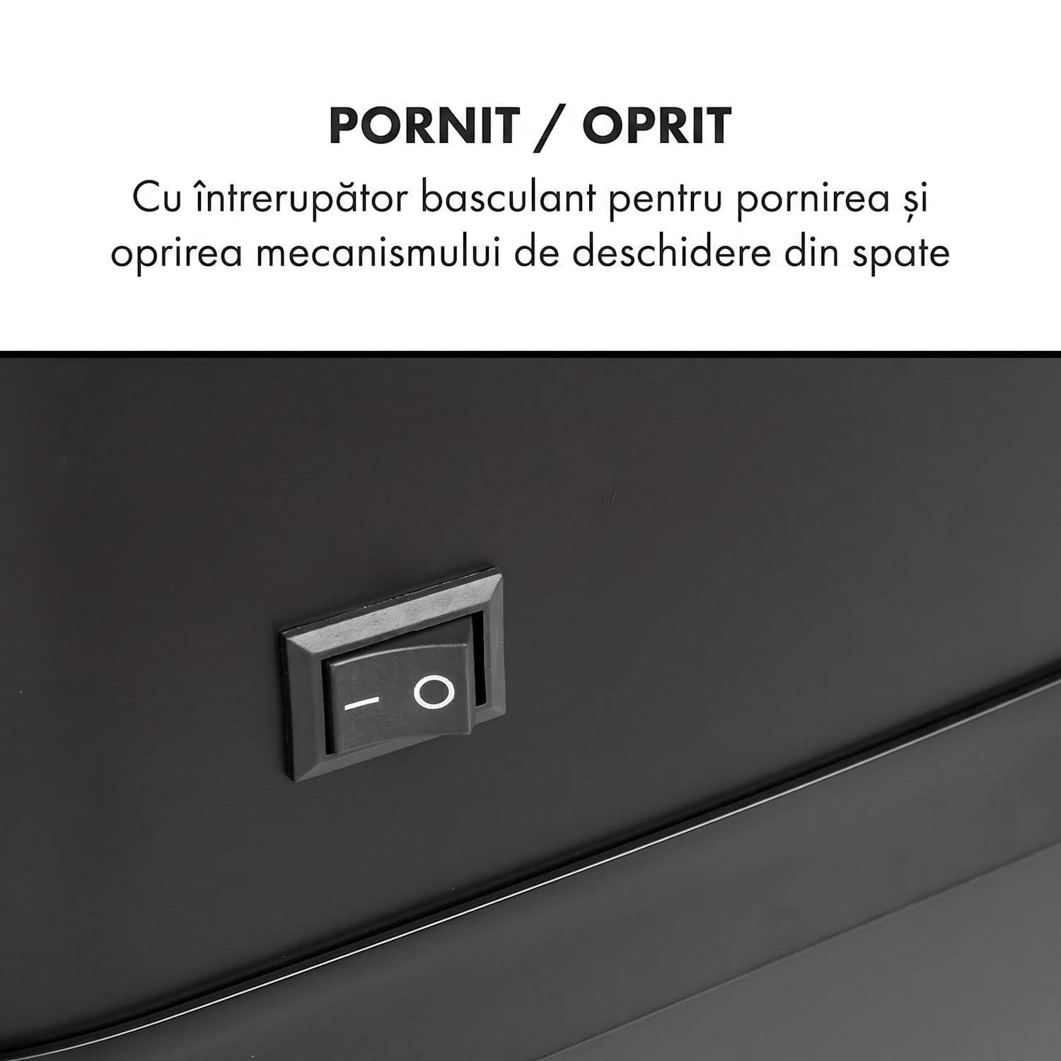 Cleansmann, coș de gunoi, cu senzor, 30 de litri, pentru saci de gunoi, ABS, negru 30 L | Negru