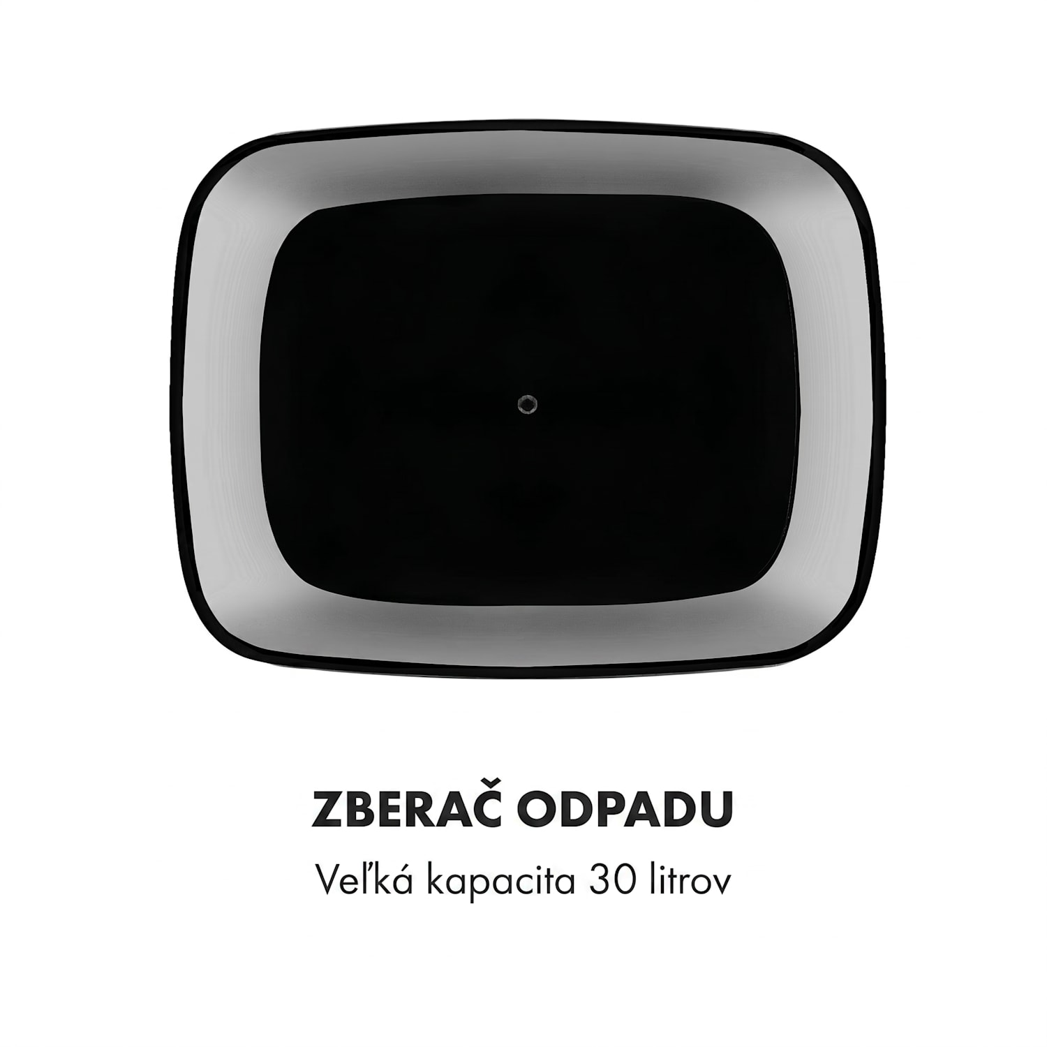 Cleansmann, kôš na odpadky, senzor, 30 litrov, na odpadkové vrecia, ABS, čierny 30 L | Čierna