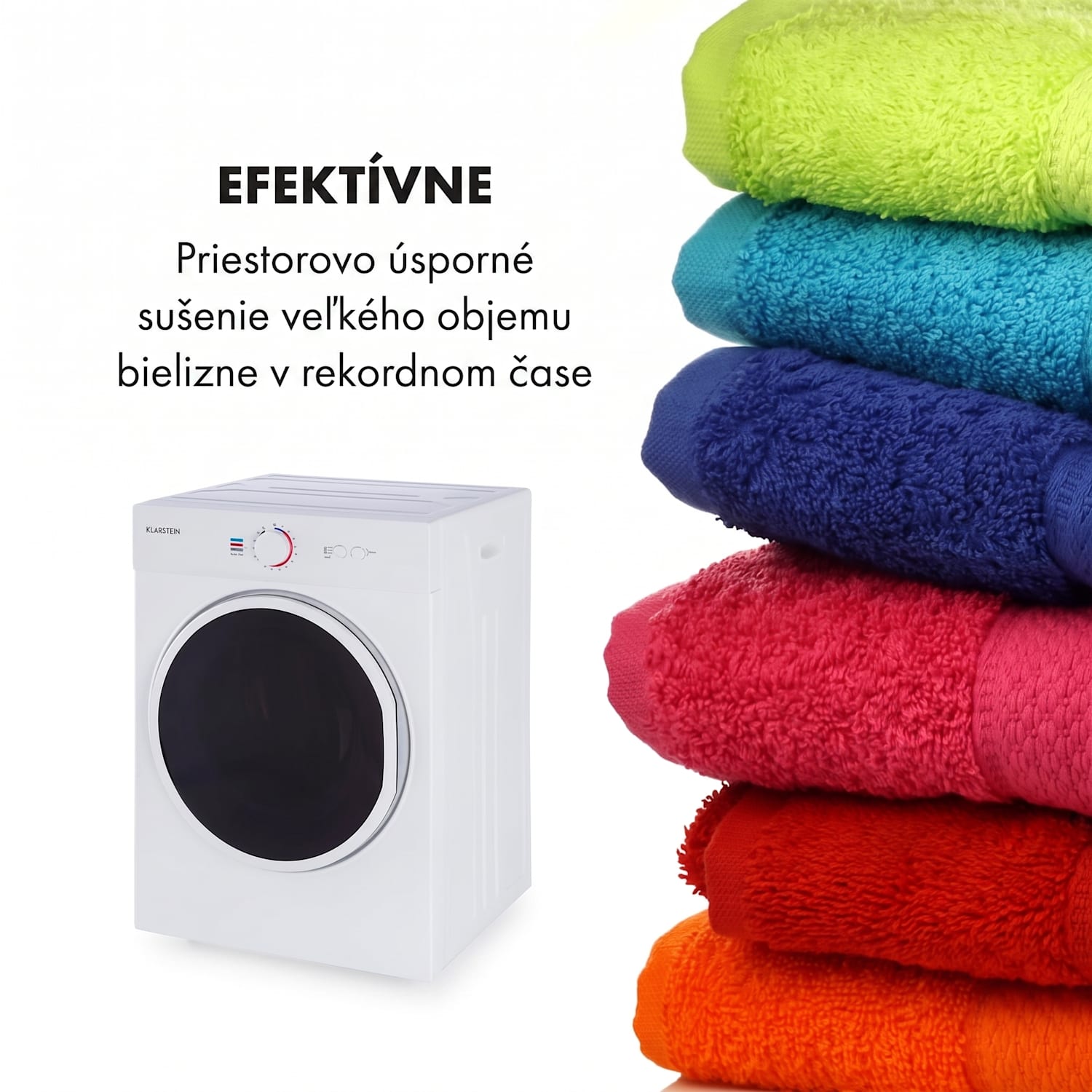 Jet Set, sušička bielizne, sušička, 1020 W, energetická trieda G, 3 kg, 50 cm, biela Biela