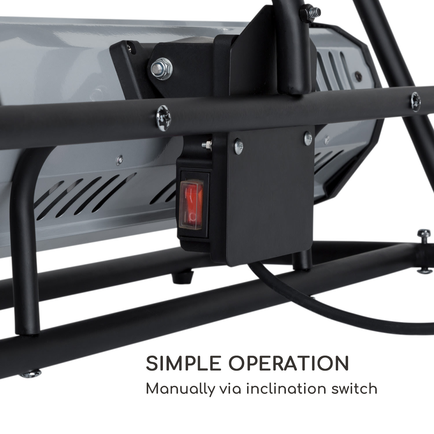 Team Mate, infračervený ohřívač, 1500 W, IR ComfortHeat, IP34, ocel