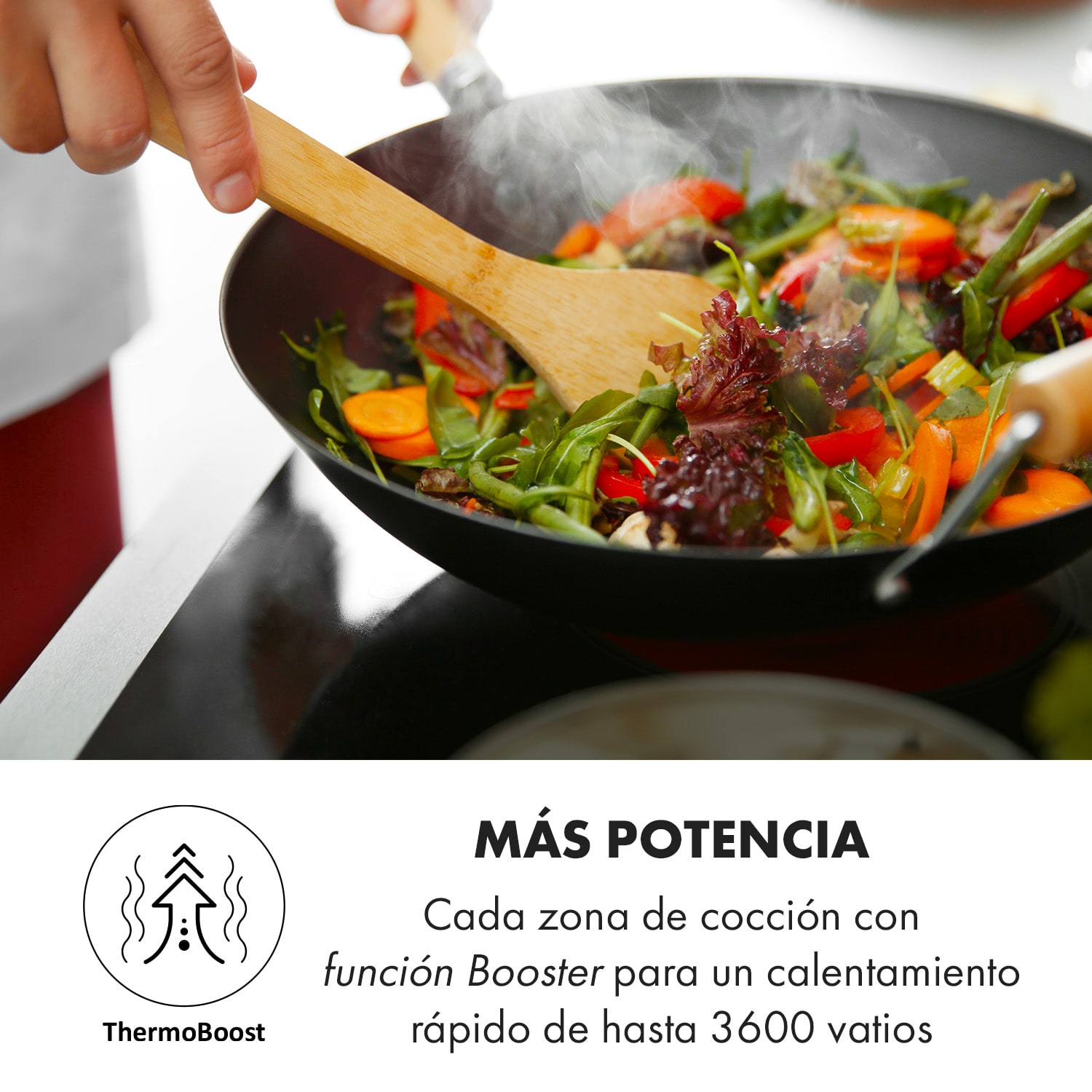 Delicatessa 3 Flex cocina de inducción 3 zonas 6600W zona flexible negro 3