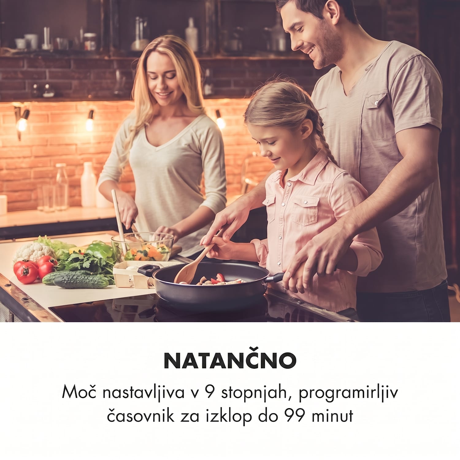 Delicatessa 3 Flex, indukcijska kuhalna plošča, 3 plošče, 6600 W, steklokeramika, črna 3
