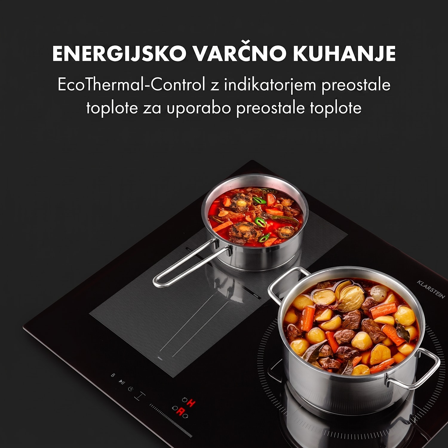 Delicatessa 3 Flex, indukcijska kuhalna plošča, 3 plošče, 6600 W, steklokeramika, črna 3