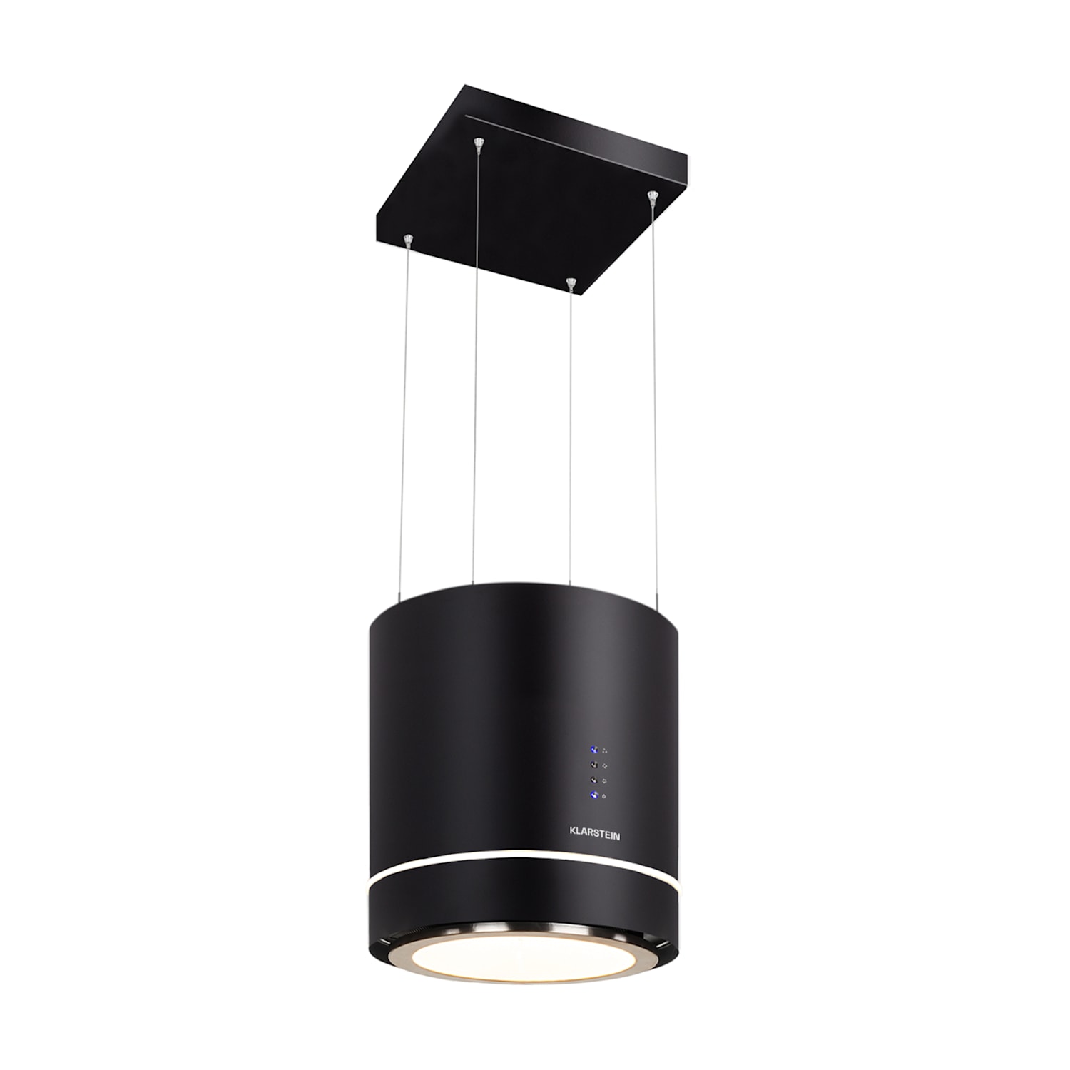 Tron Ambience Hotte îlot aspirante Ø 38 cm 540 m³/h classe A - noire Noir