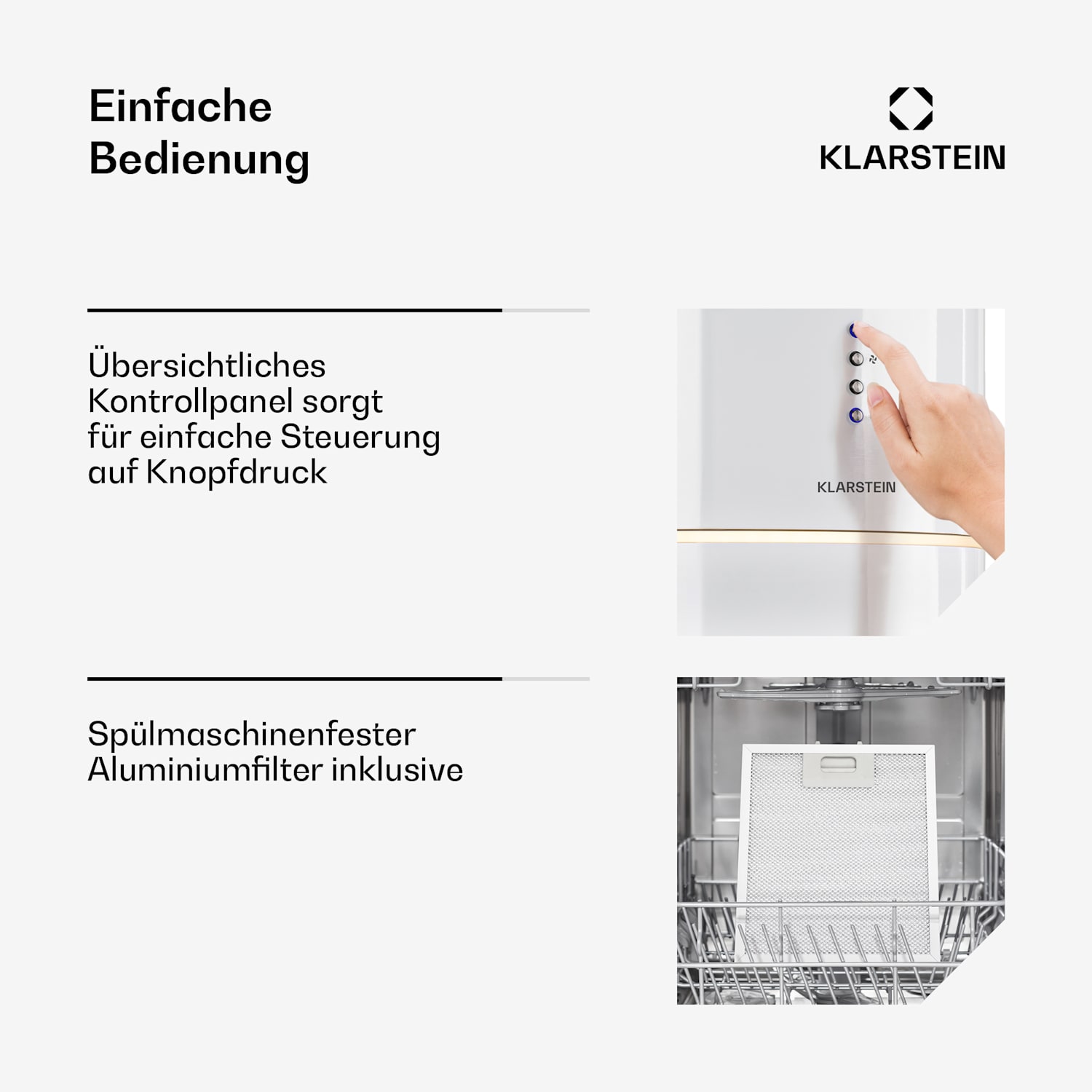 Tron Ambience cappa aspirante a isola Ø38cm ricircolo 540m³/h LED bianco 