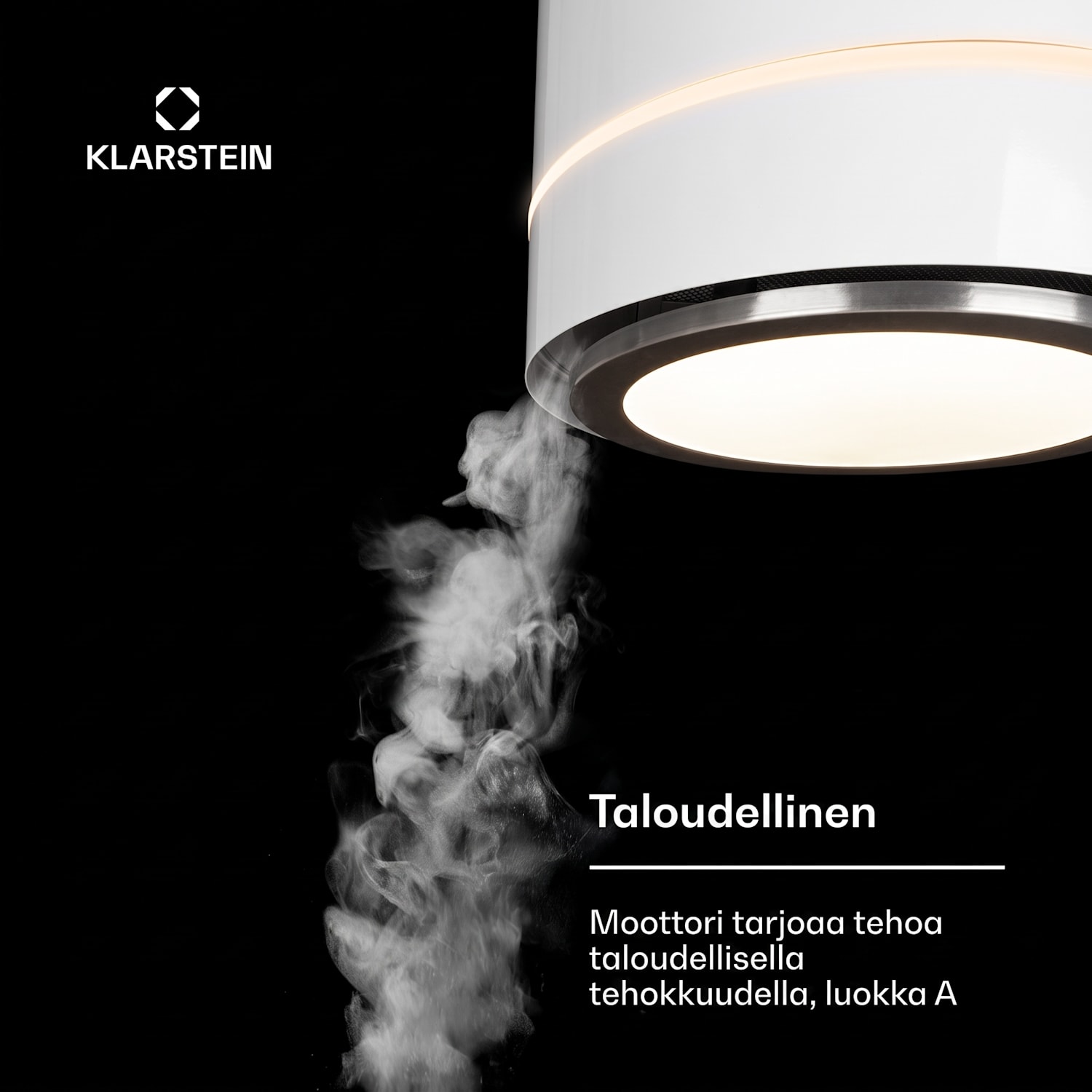 Tron Ambience saarekeliesituuletin Ø 40 cm kiertoilma 521 m³/h LED valkoinen Valkoinen