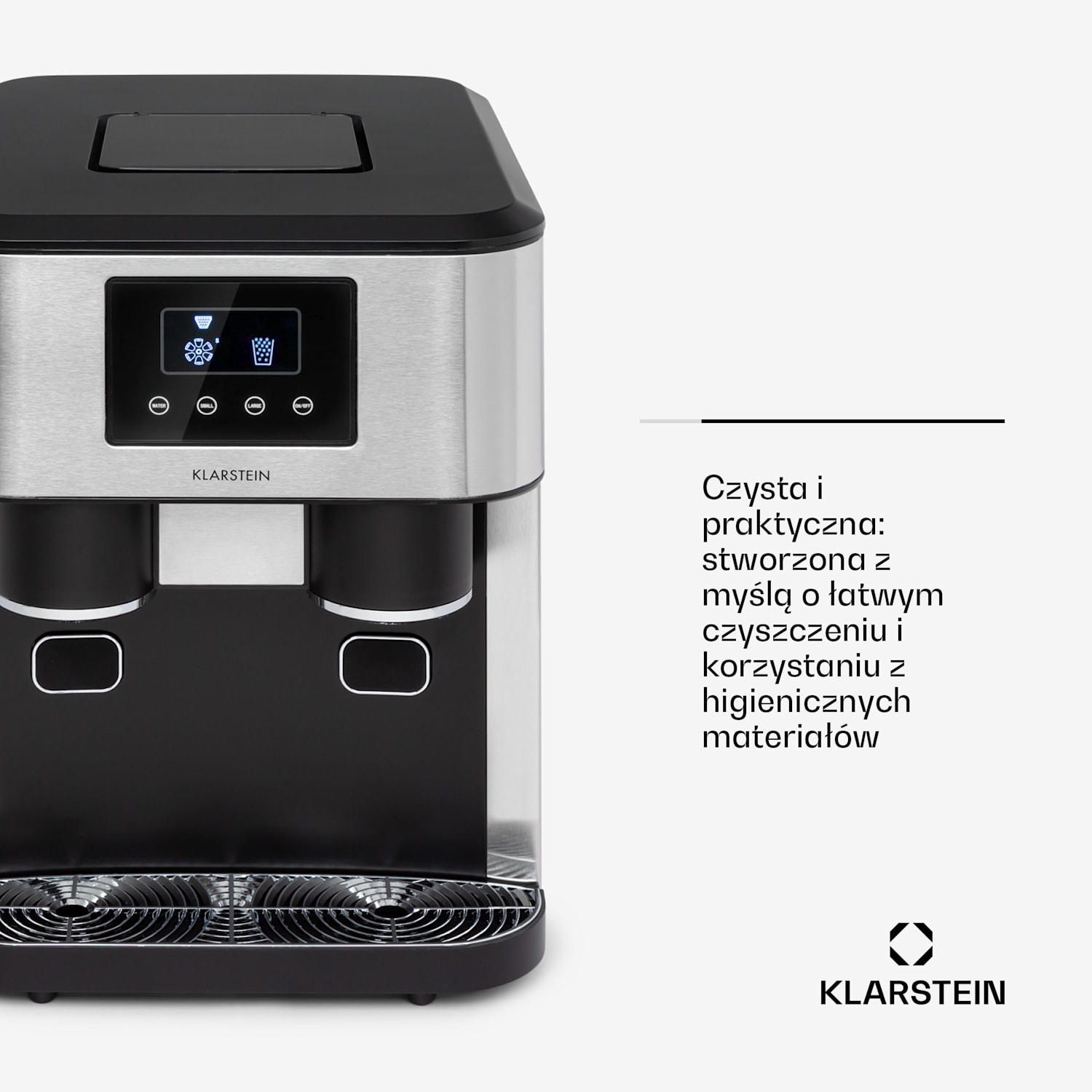 Eiszeit Crush, výrobník ledu, 2 velikosti, drcený led, stříbrný Stříbrná