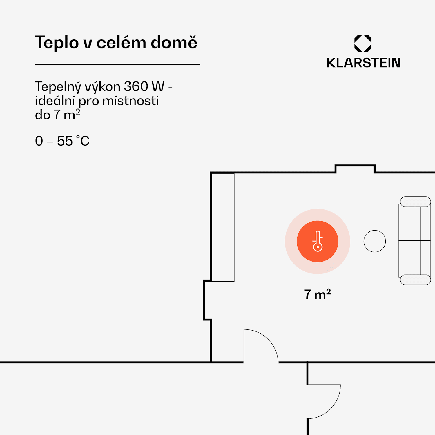 Wonderwall Air 36, infračervený ohřívač, nástěnný, 120 x 30 cm, 360 W, dálkový ovladač, bílý 100x30 cm | 360 W | Ne