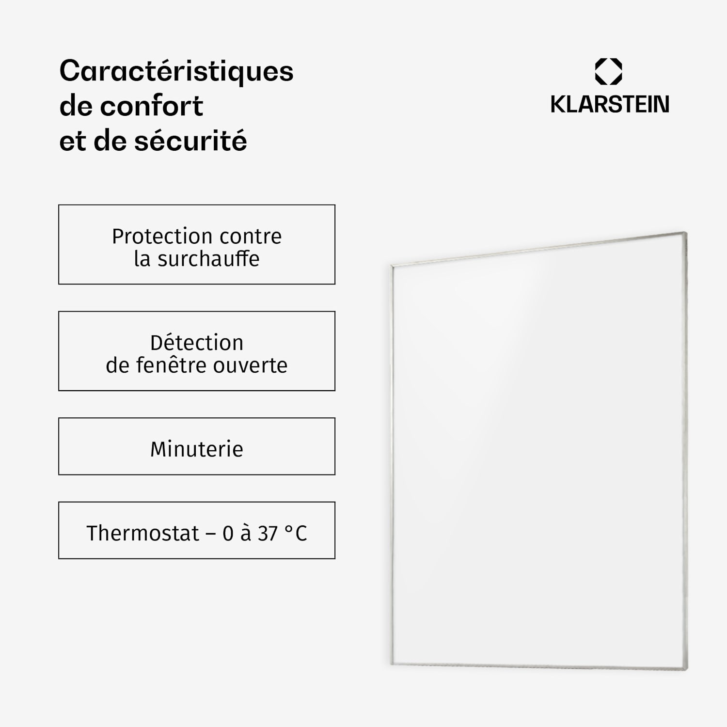 Wonderwall Air 96 infrarood verwarming 120x81cm 960W wandmontage afstandsbediening 120 x 80 cm | 960 W | Nee