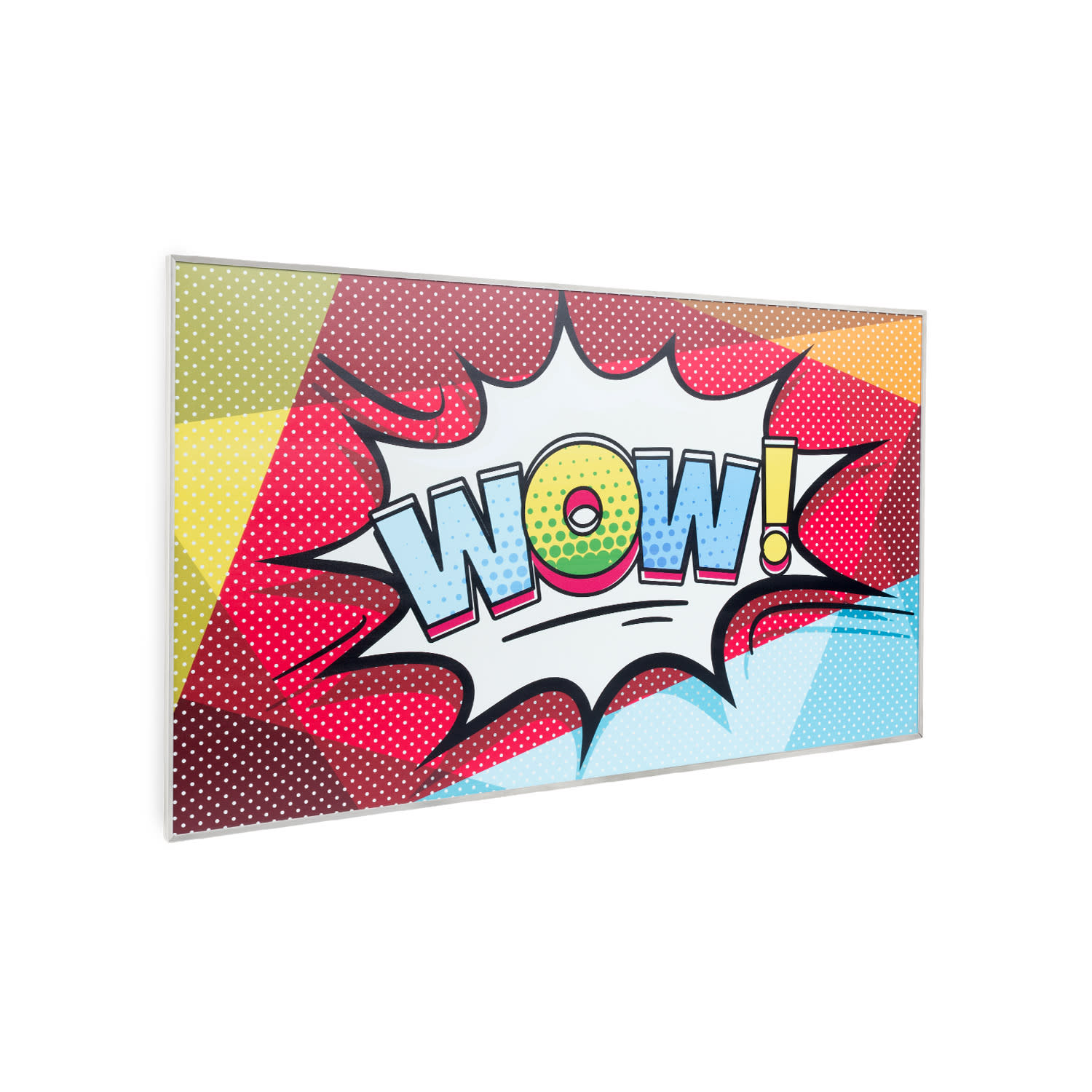 Wonderwall Air Art 60, încălzitor cu infraroșu, 101 x 60 cm, 600 W, montat pe perete, telecomandă 