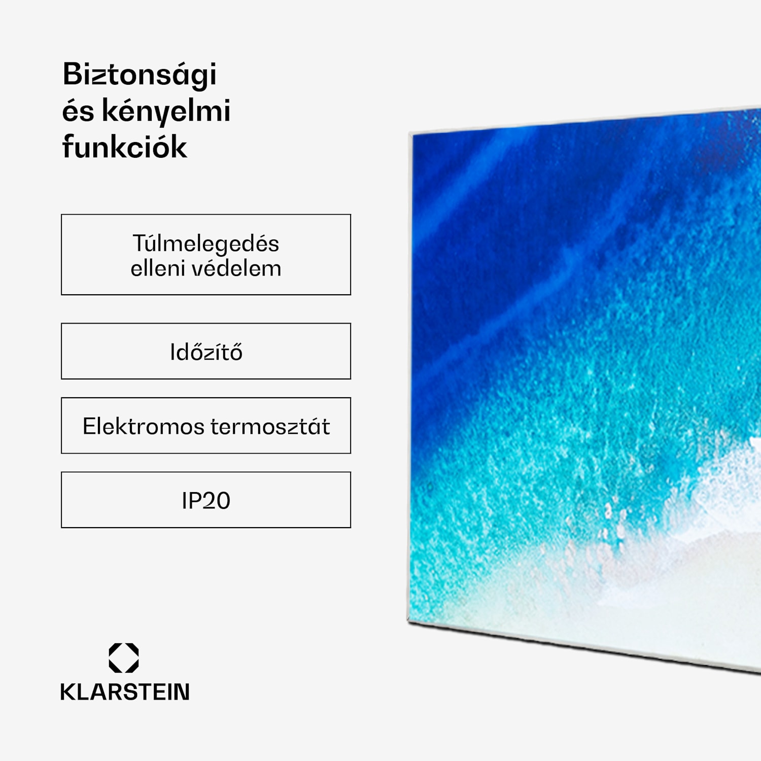 Wonderwall Air Art Strand, infravörös hősugárzó, 101 x 60 cm, 600 W, falra szerelhető 100 x 60 cm | 600_watt | Tengerpart