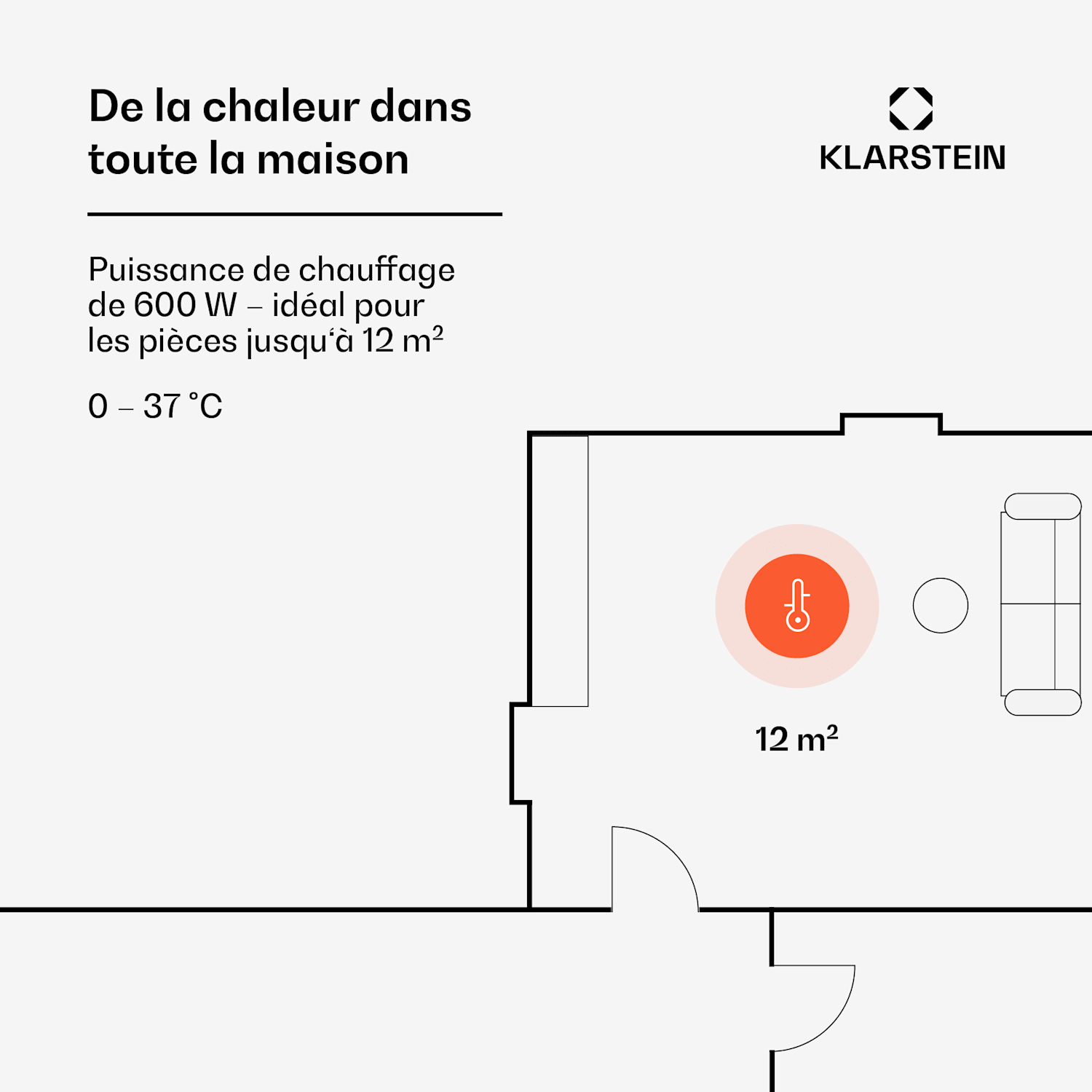 Wonderwall Air Art Kuss radiateur infrarouge 101 x 60 cm 600 W Installation murale Télécommande 60 x 100 cm | 600 W