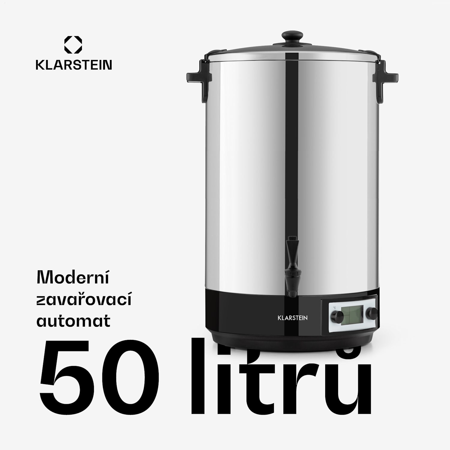KonfiStar 50, zavařovací hrnec, zásobník na nápoje, 50 l, 100 °C, 180 min, digitální 50 L | Digitální