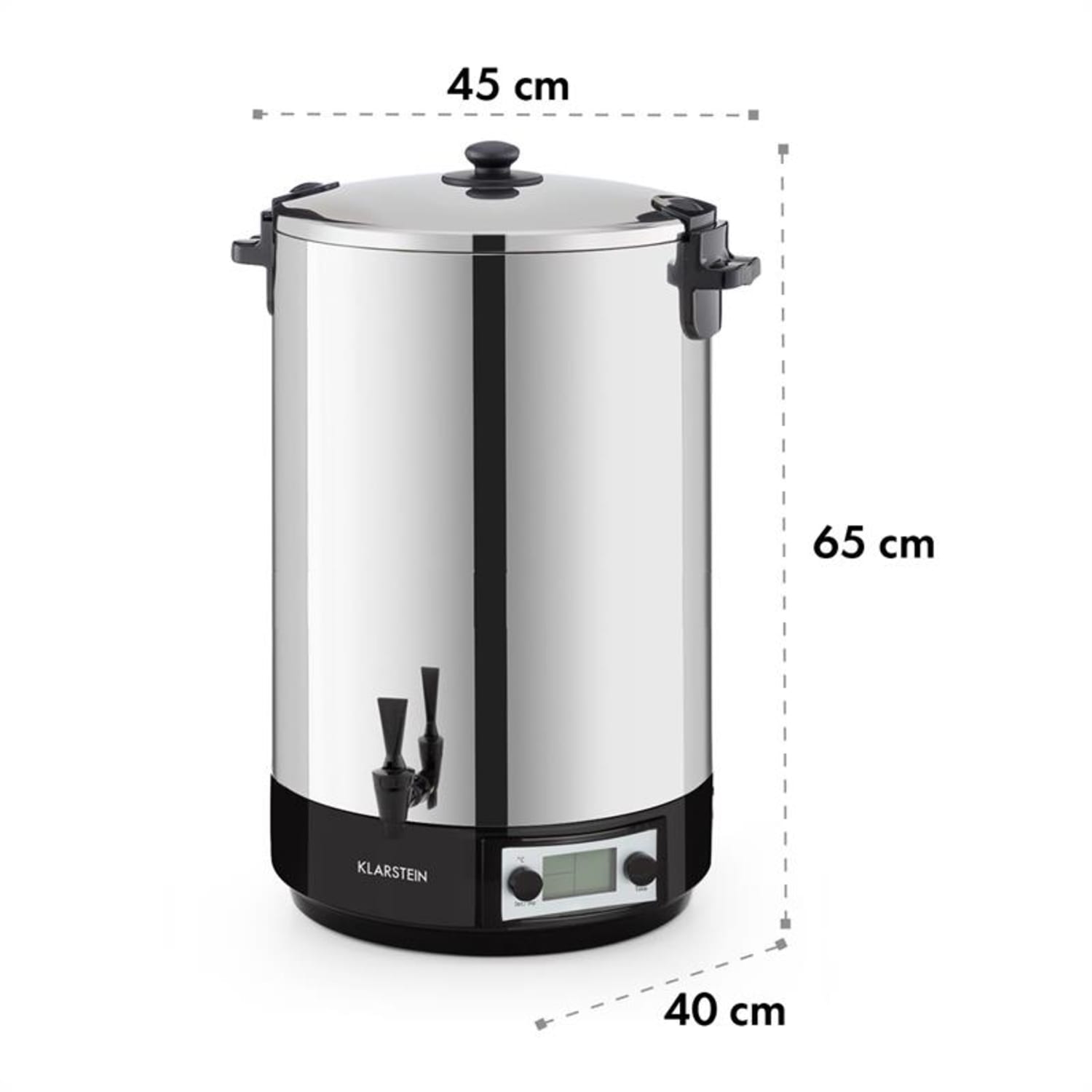 KonfiStar 50 Digital Olla pasteurizadora Dispensador de bebidas 50L 100°C 180min 50 L | Digital