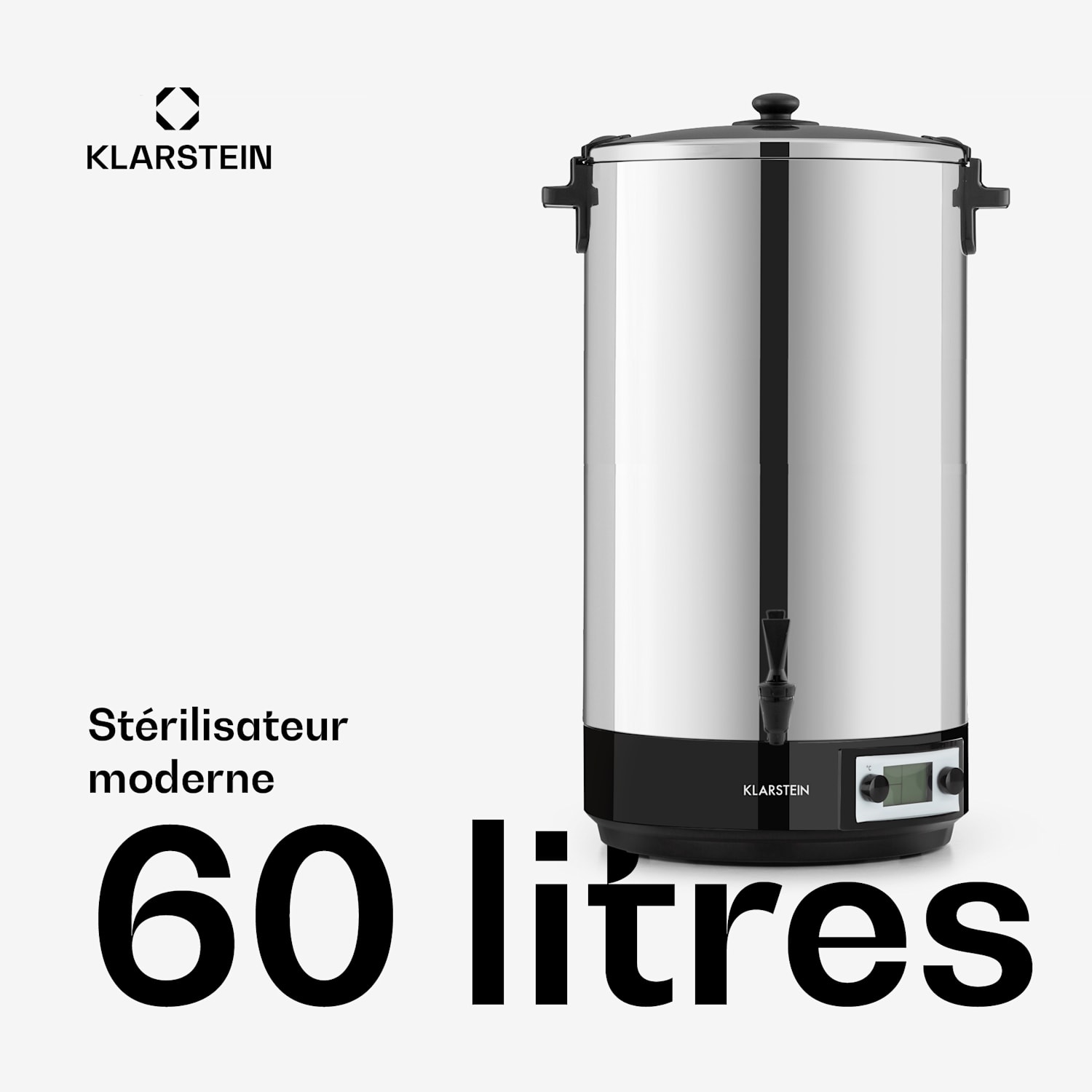 KonfiStar 60 Digital Stérilisateur & distributeur de boissons 60 litre 60 L | Numérique