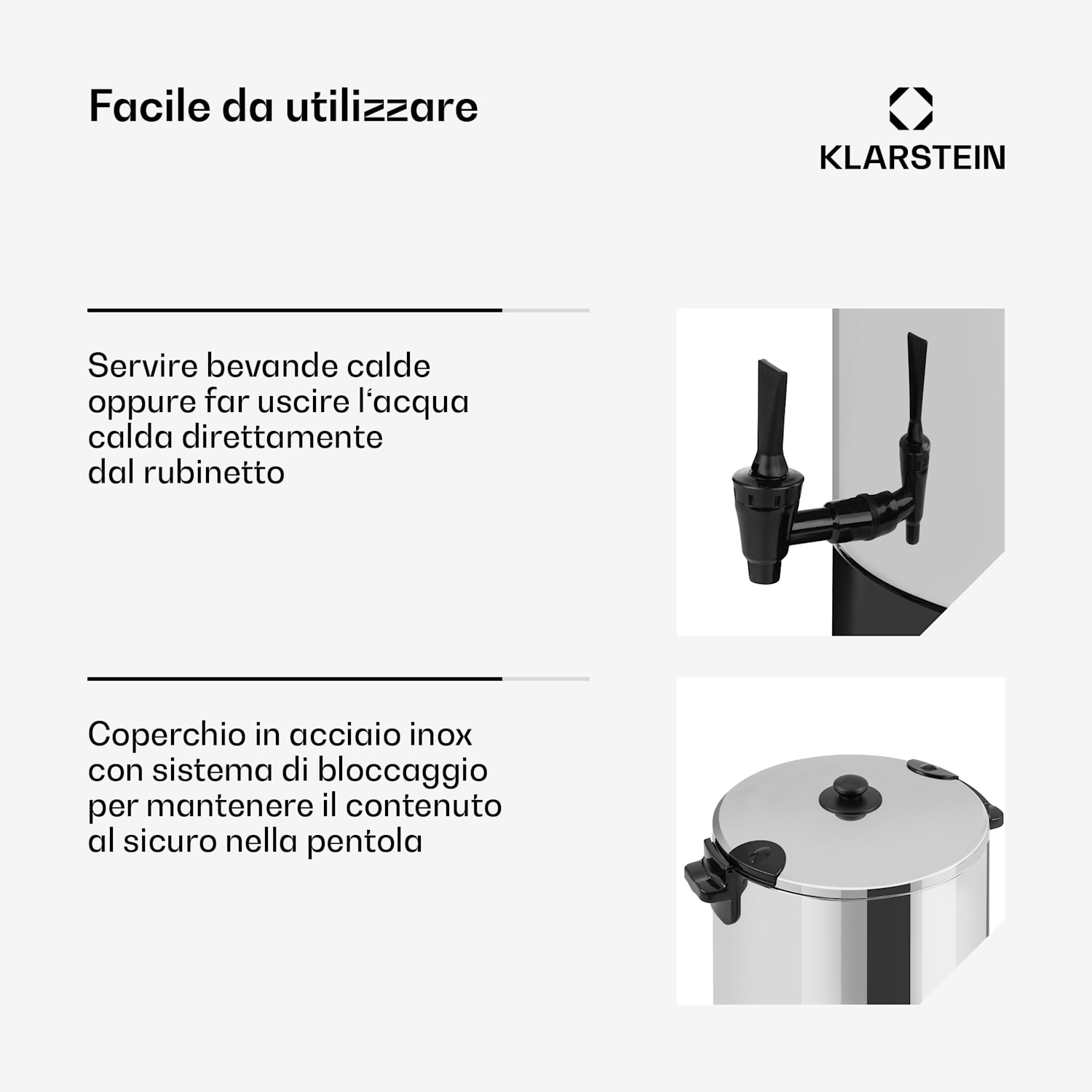 KonfiStar 60 Digital Pastorizzatore e Dispenser 60L 100°C 180min 60 L | Digitale