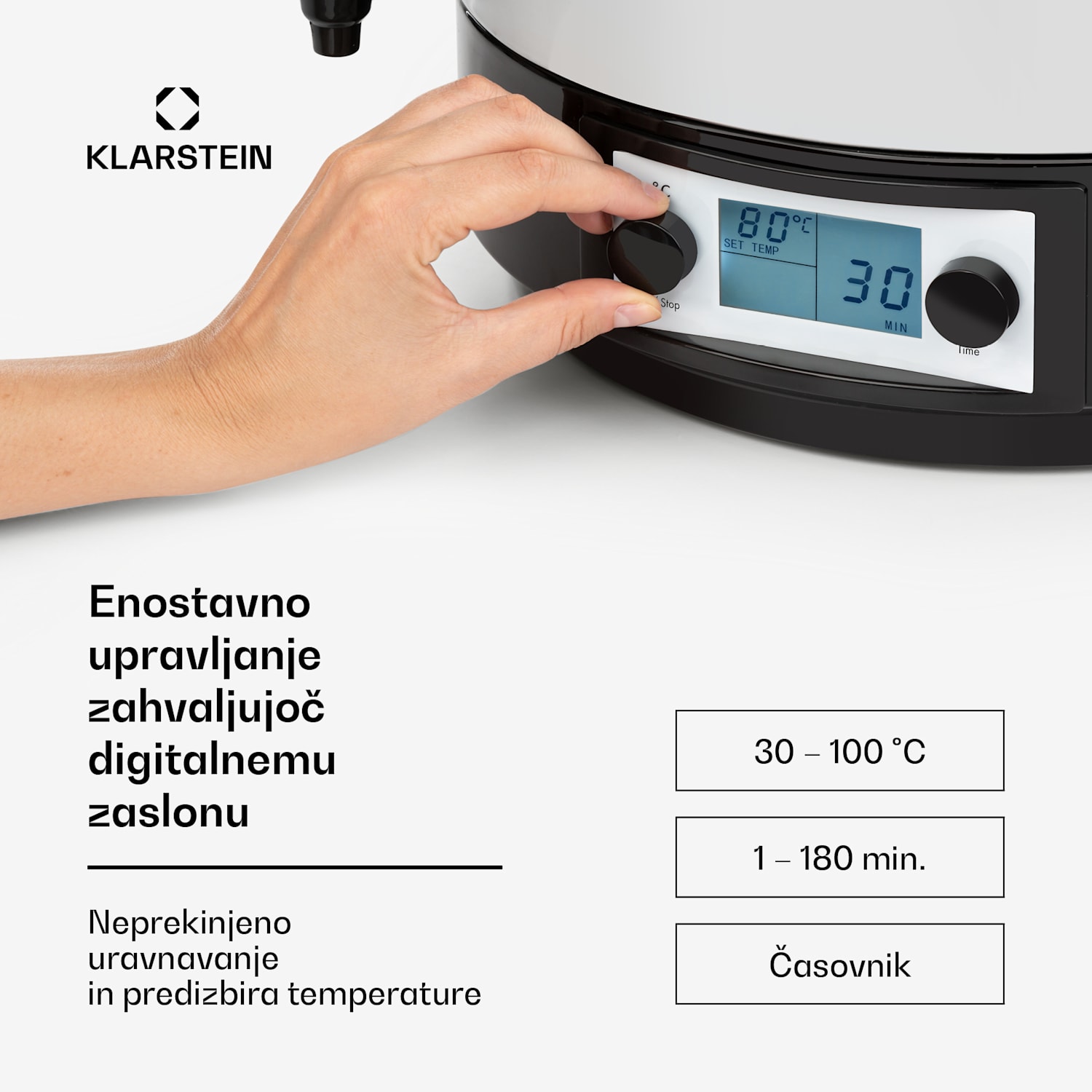 KonfoStar 60, avtomat za vkuhavanje, zalogovnik za pijačo, 60 L, 100°C, 180 min 