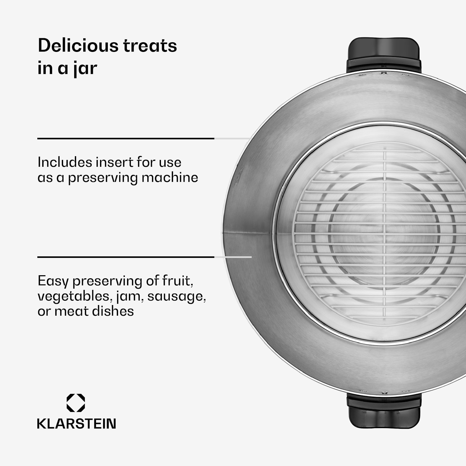 KonfiStar 60 Digital weckautomaat drankendispenser 60L 2500 Watt 100°C 180 min. 60 L | Digitaal