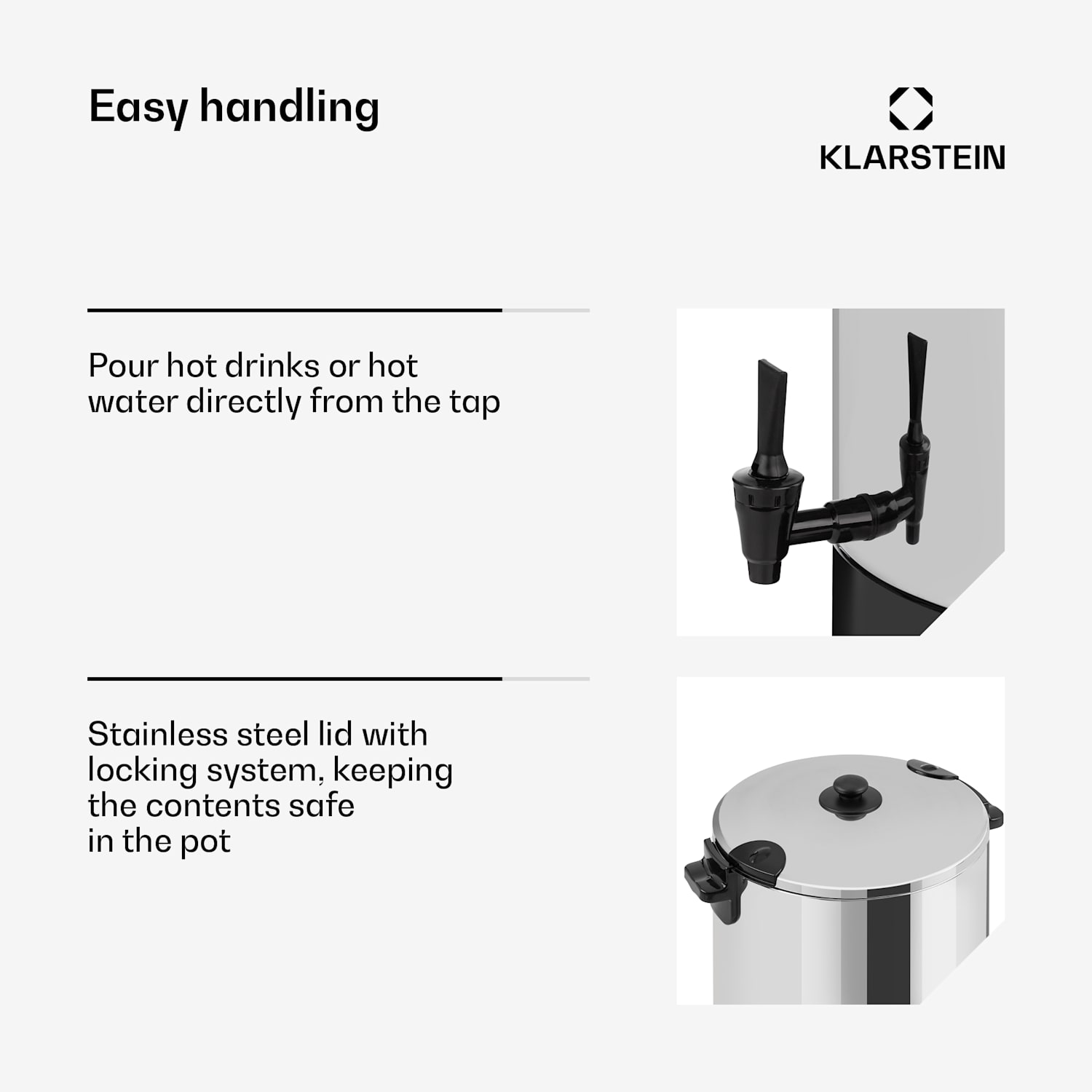 KonfiStar 60 Digital weckautomaat drankendispenser 60L 2500 Watt 100°C 180 min. 60 L | Digitaal