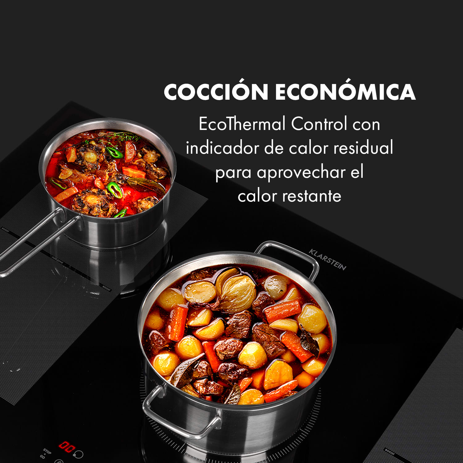 Delicatessa 90 Flex Cocina de inducción 5 zonas 7000W Negra 5