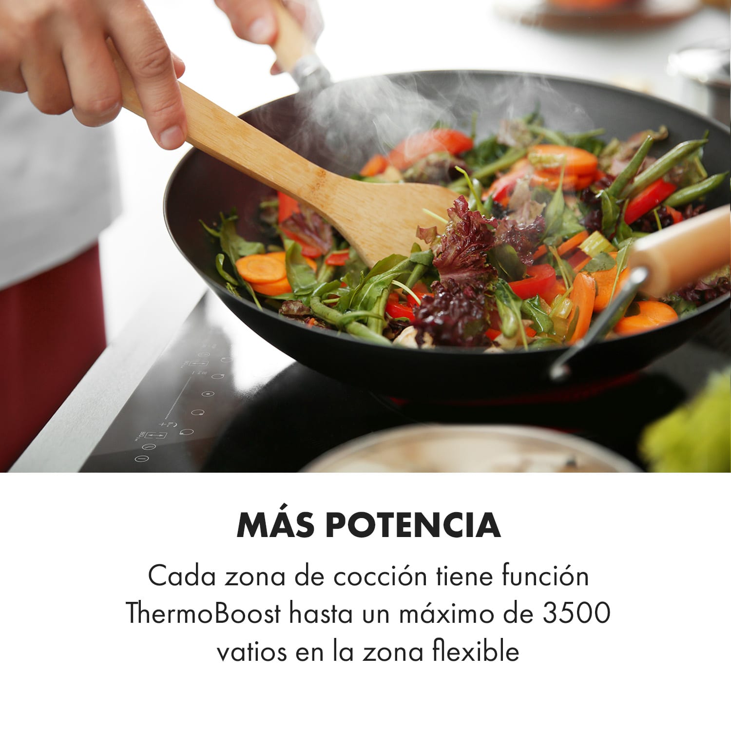 Delicatessa 90 Flex Cocina de inducción 5 zonas 7000W Negra 5