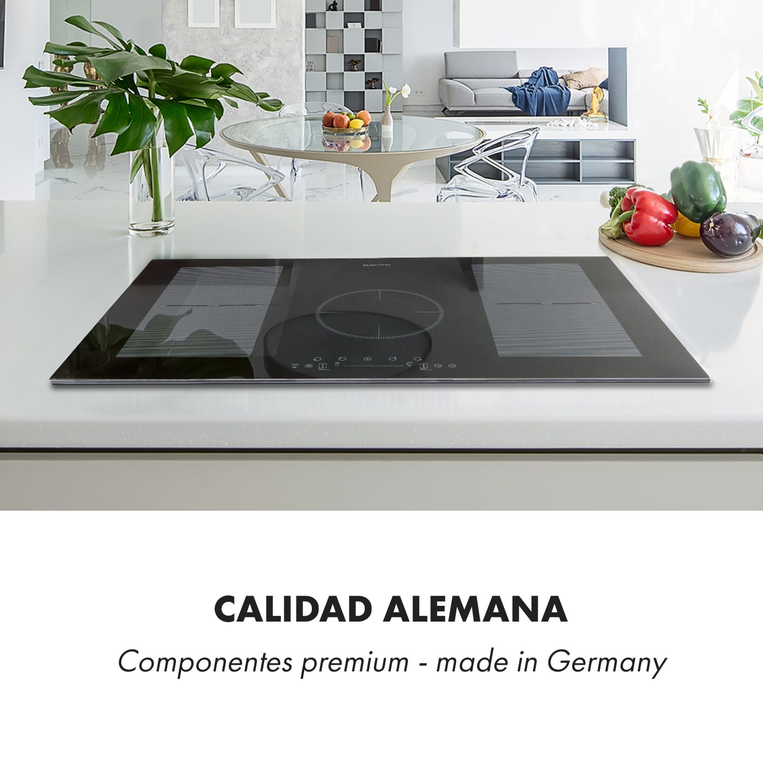 Delicatessa 90 Flex Cocina de inducción 5 zonas 7000W Negra 5