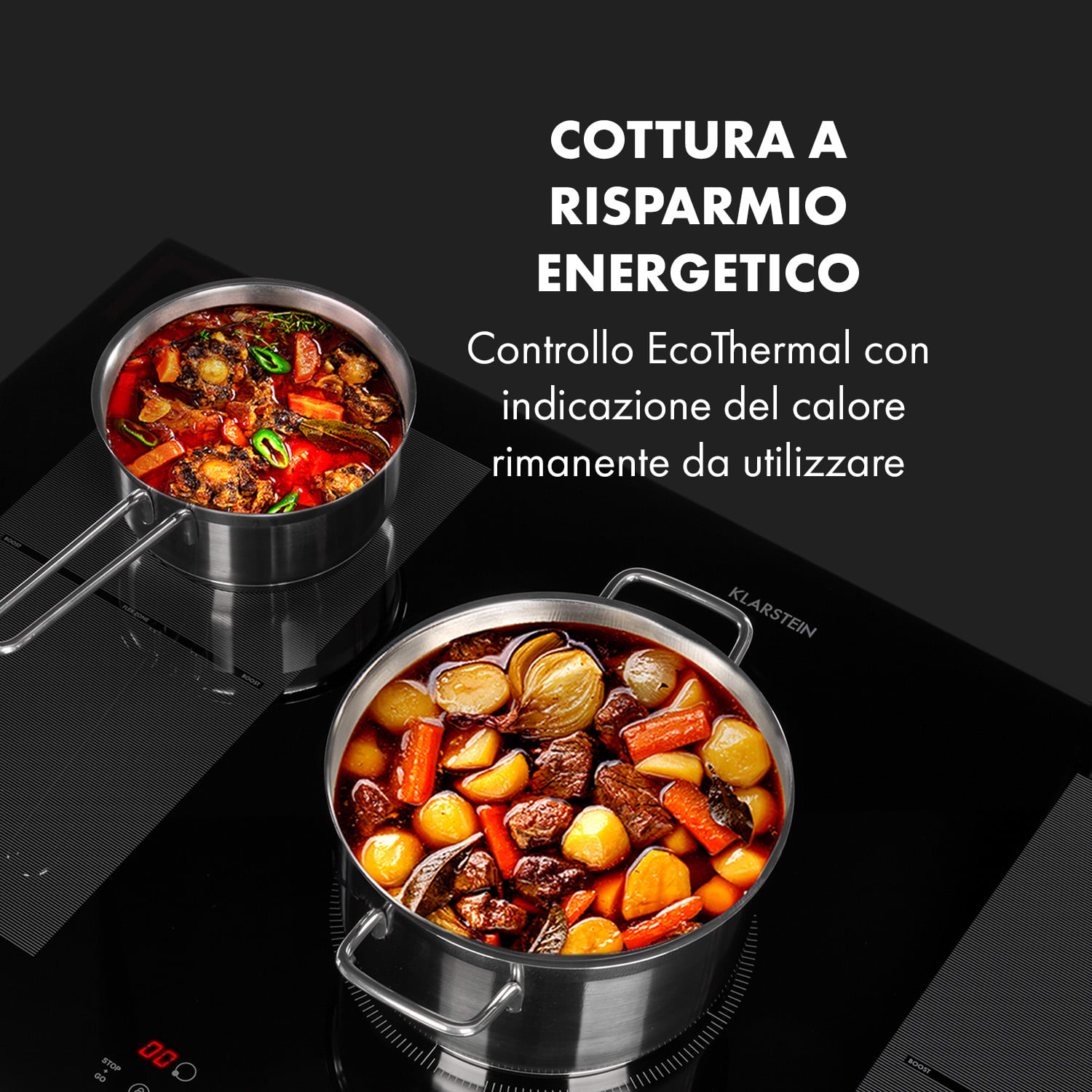 Delicatessa 90 FLex Piano Cottura a Induzione 5 Zone 7000W nero 5