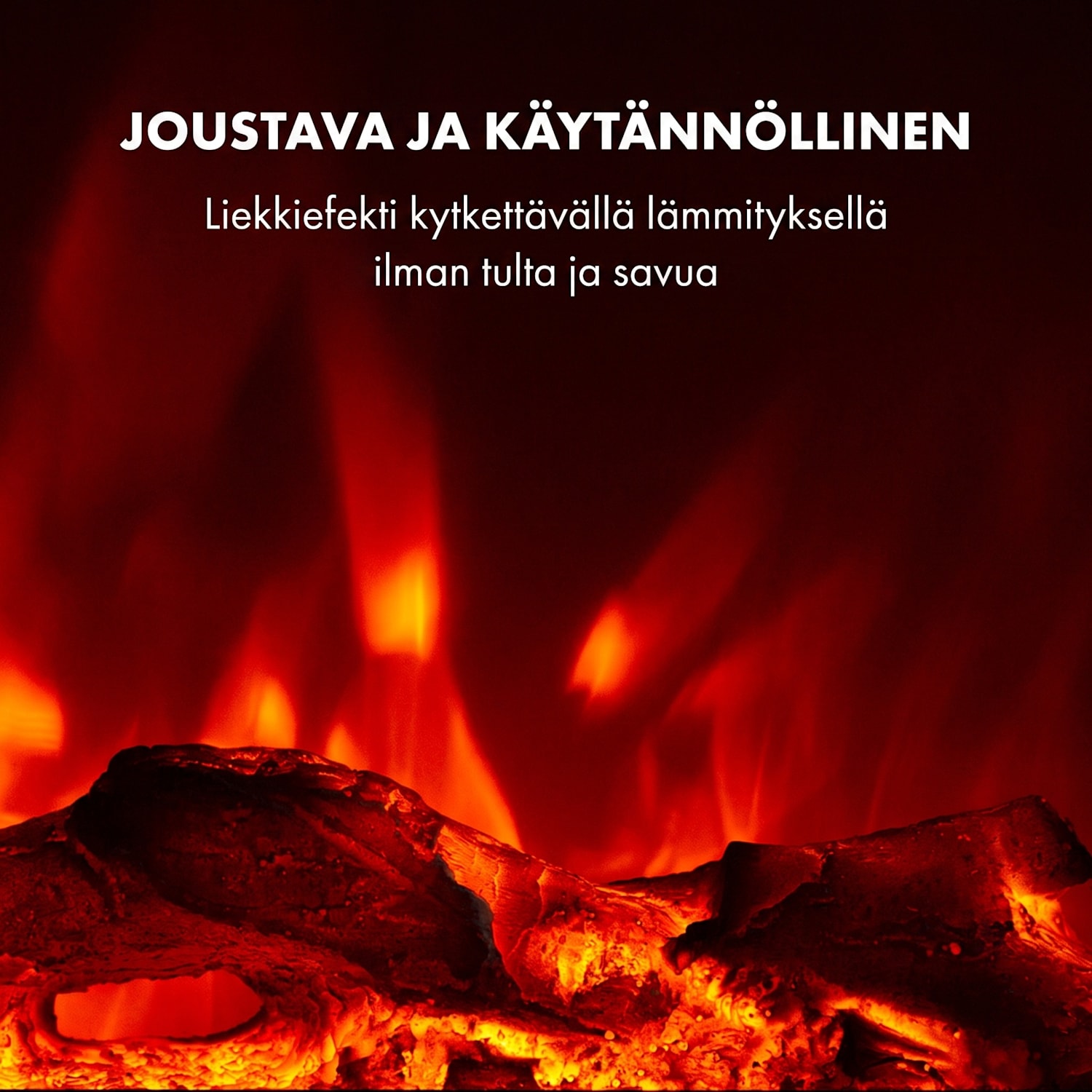 Lausanne Long sähkötakka 1600 W 2 lämpöporrasta 128 cm 1600 W | Vaaka | Musta