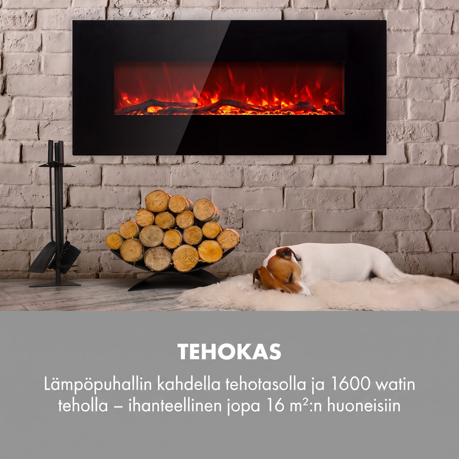 Lausanne Long sähkötakka 1600 W 2 lämpöporrasta 128 cm 1600 W | Vaaka | Musta