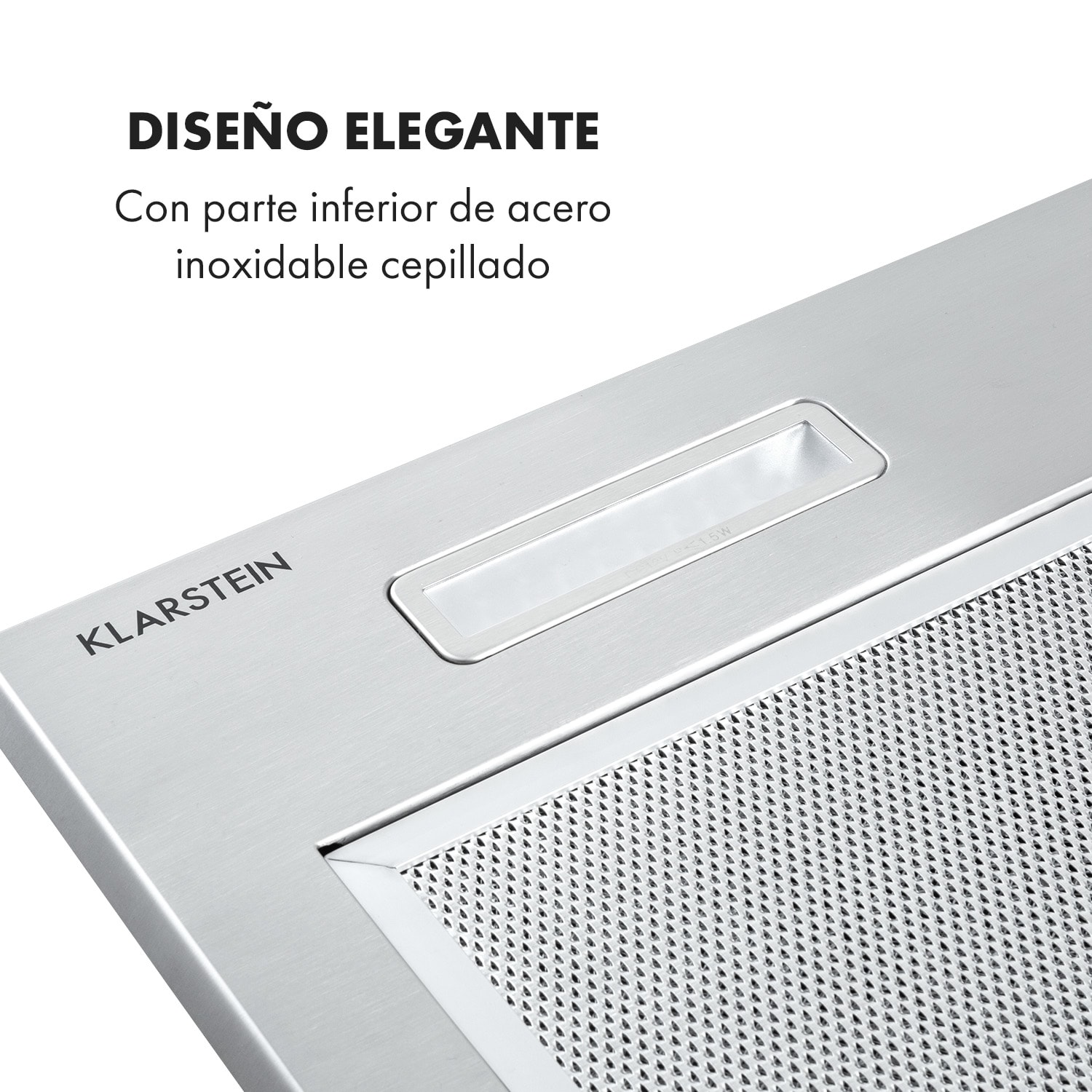 Simplica Campana Extractora empotrada 70cm salida de aire: 400 m³/h LED acero inoxidable 70 cm