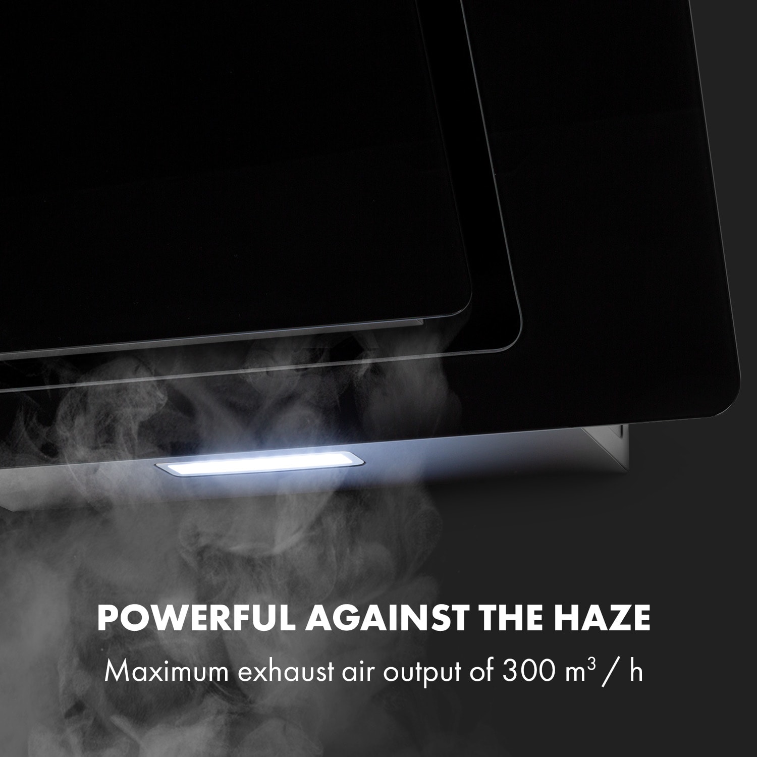 Sofia 60, digestoř, 60 cm, nástěnná, 300 m³/h, dotykové ovládání, skleněná přední strana, černá 60 cm | Černá