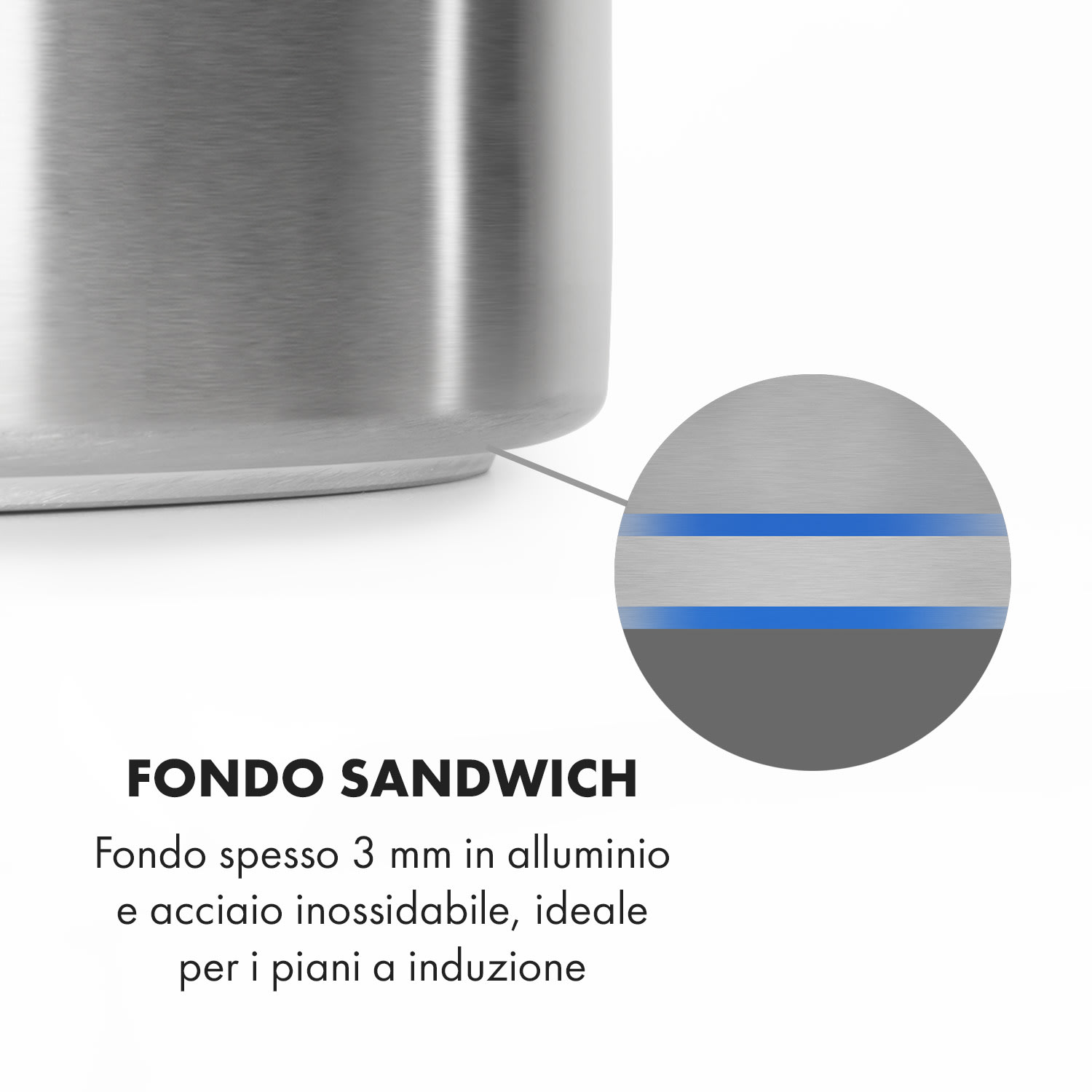 Brauheld Pur 25 paiolo di ammostamento 25 litri senza elemento riscaldante acciaio inox 25 L
