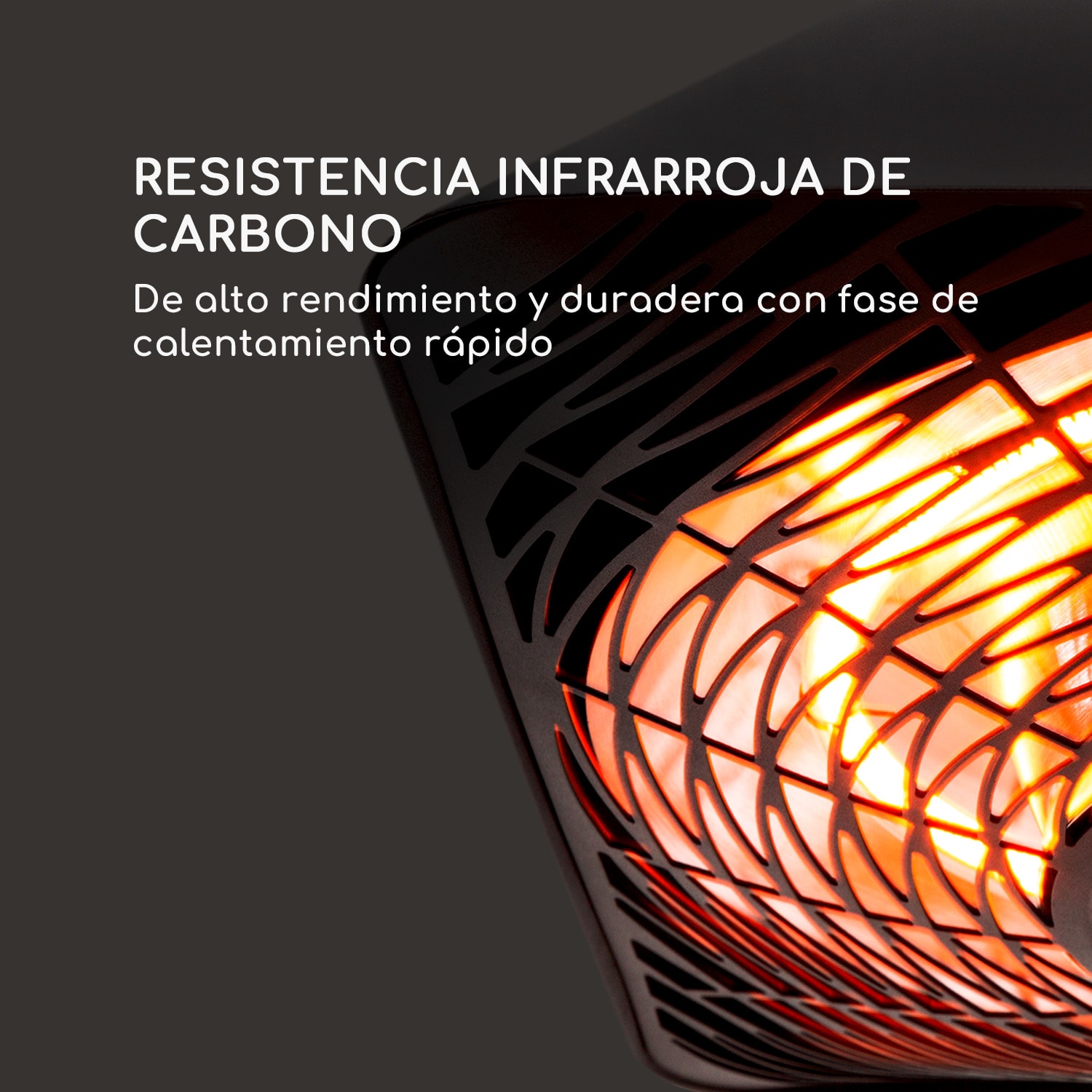 Heat Square Slim calefactor infrarrojo 2000W IR ComfortHeat IP24 LED 