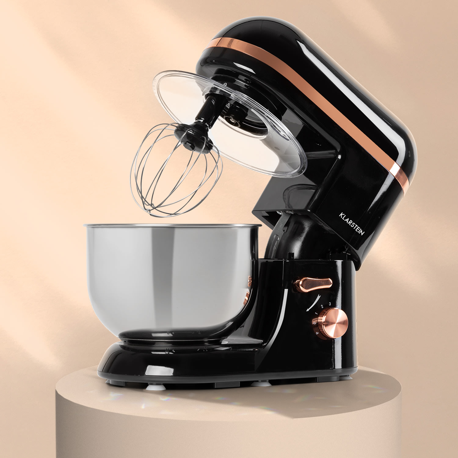 Robot de cocina Bella Elegance 1800 vatios / 2,7 CV / 5 litros de acero inoxidable y libre de BPA Negro