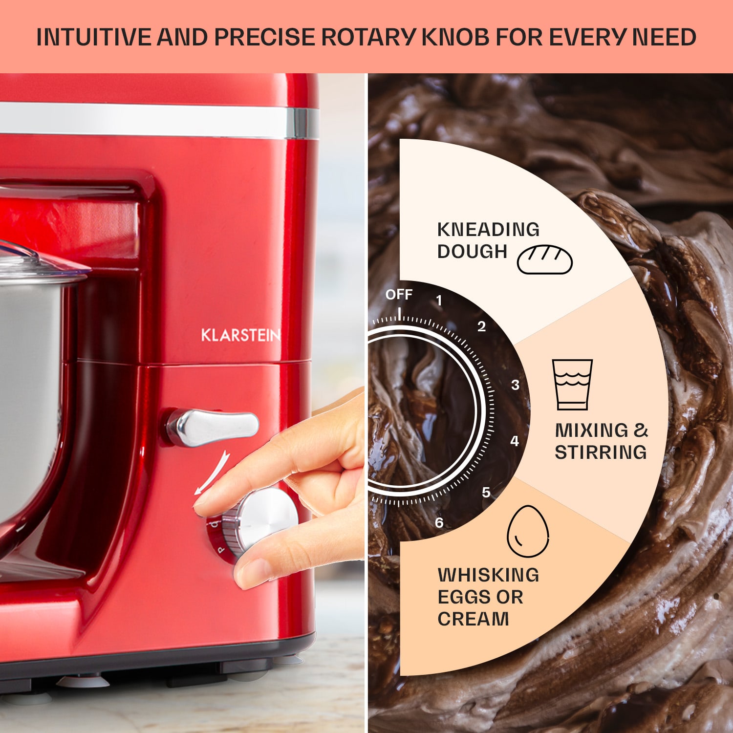 Robot de cozinha Bella Elegance 1800 W / 2,7 PS 5 Ltr Aço Inoxidável sem BPA 